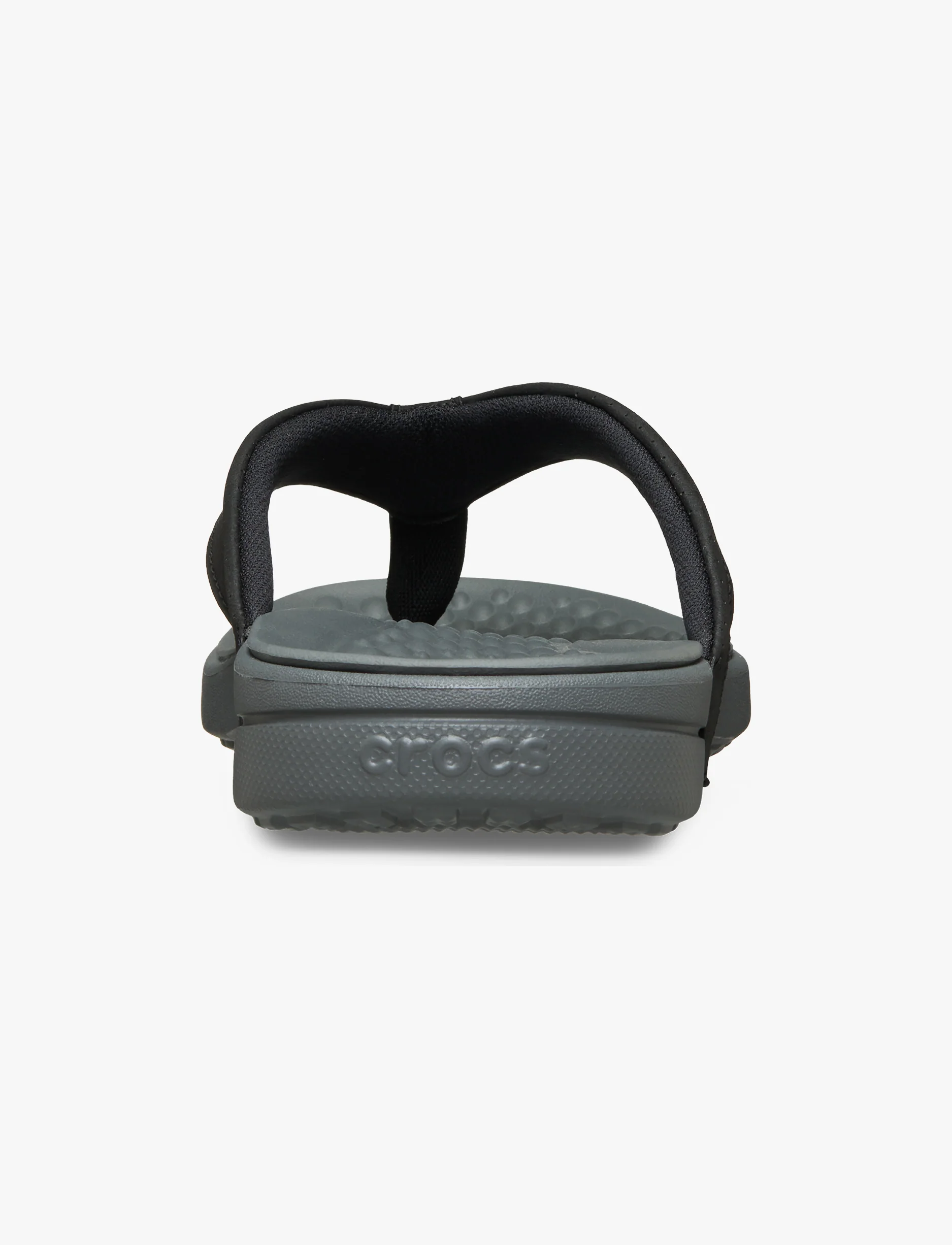 Crocs Yukon Surf LR Flip - כפכפי אצבע קרוקס לגברים בצבע אפור סלייט/שחור - Image 5