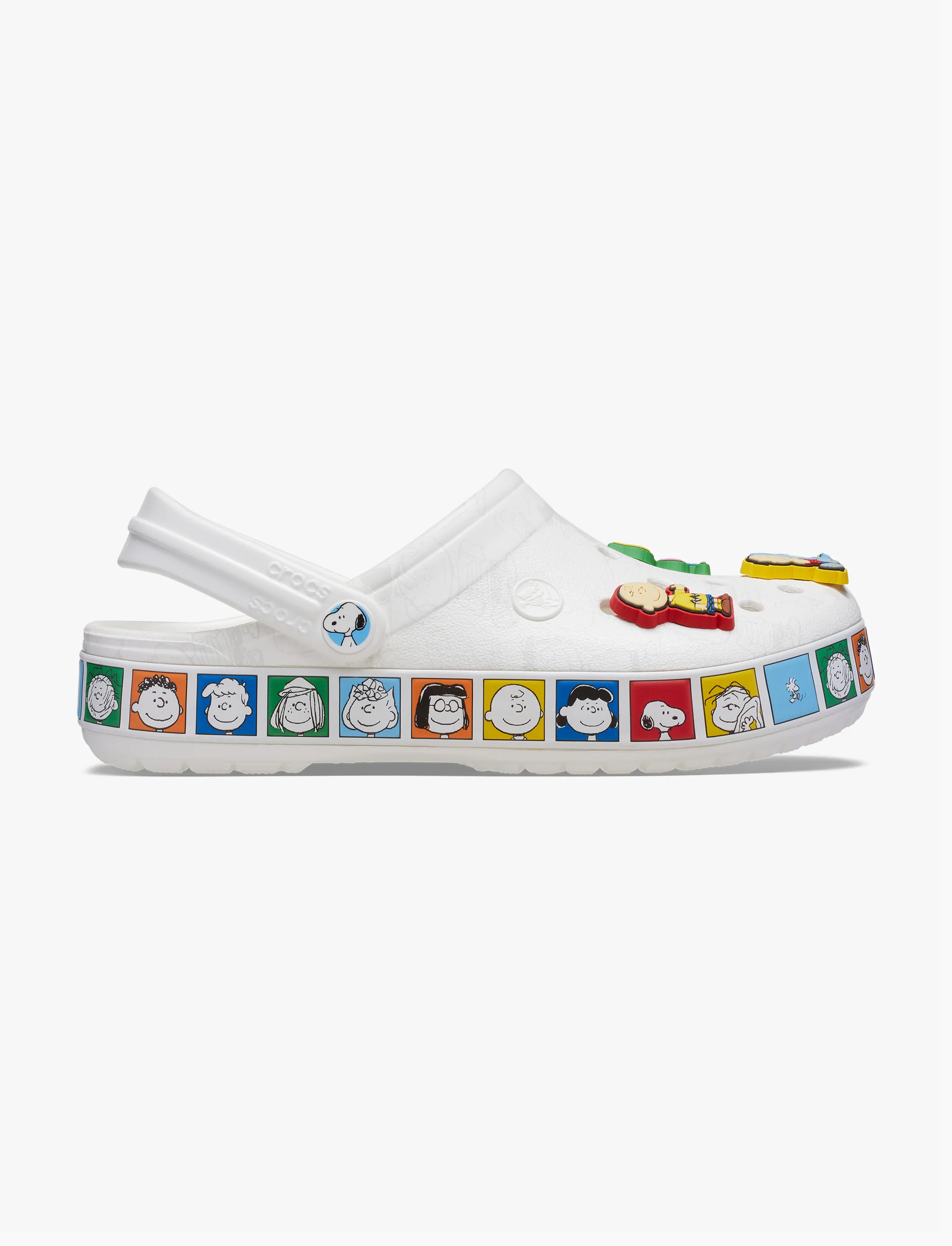Crocs Peanuts Crocband Clog - כפכפי קלוג קרוקס פינטס בצבע לבן - Image 2