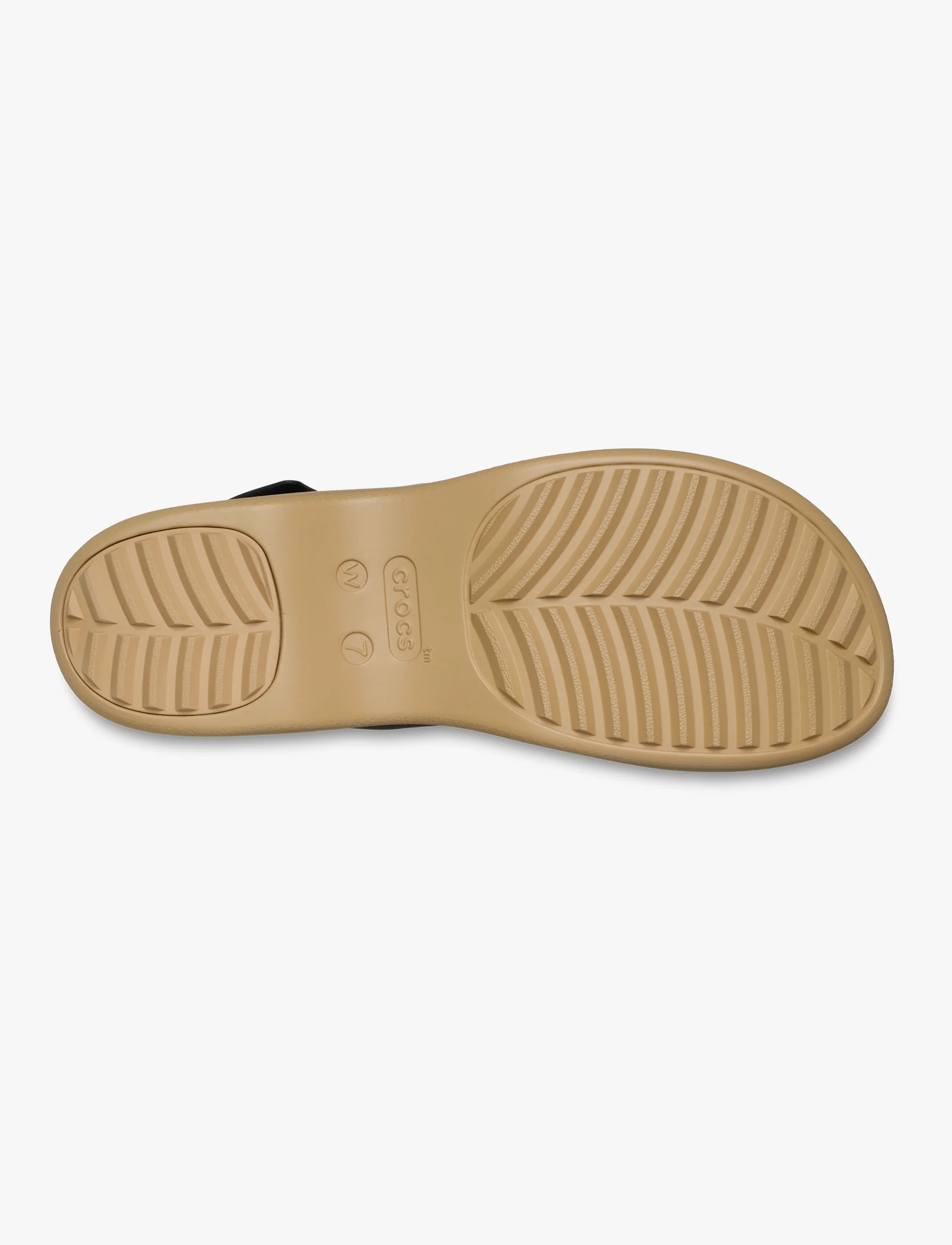 Crocs Brooklyn Sky Sandal - סנדלי פלטפורמה קרוקס ברוקלין סקיי לנשים בצבע שחור/חום קשיו - Image 7