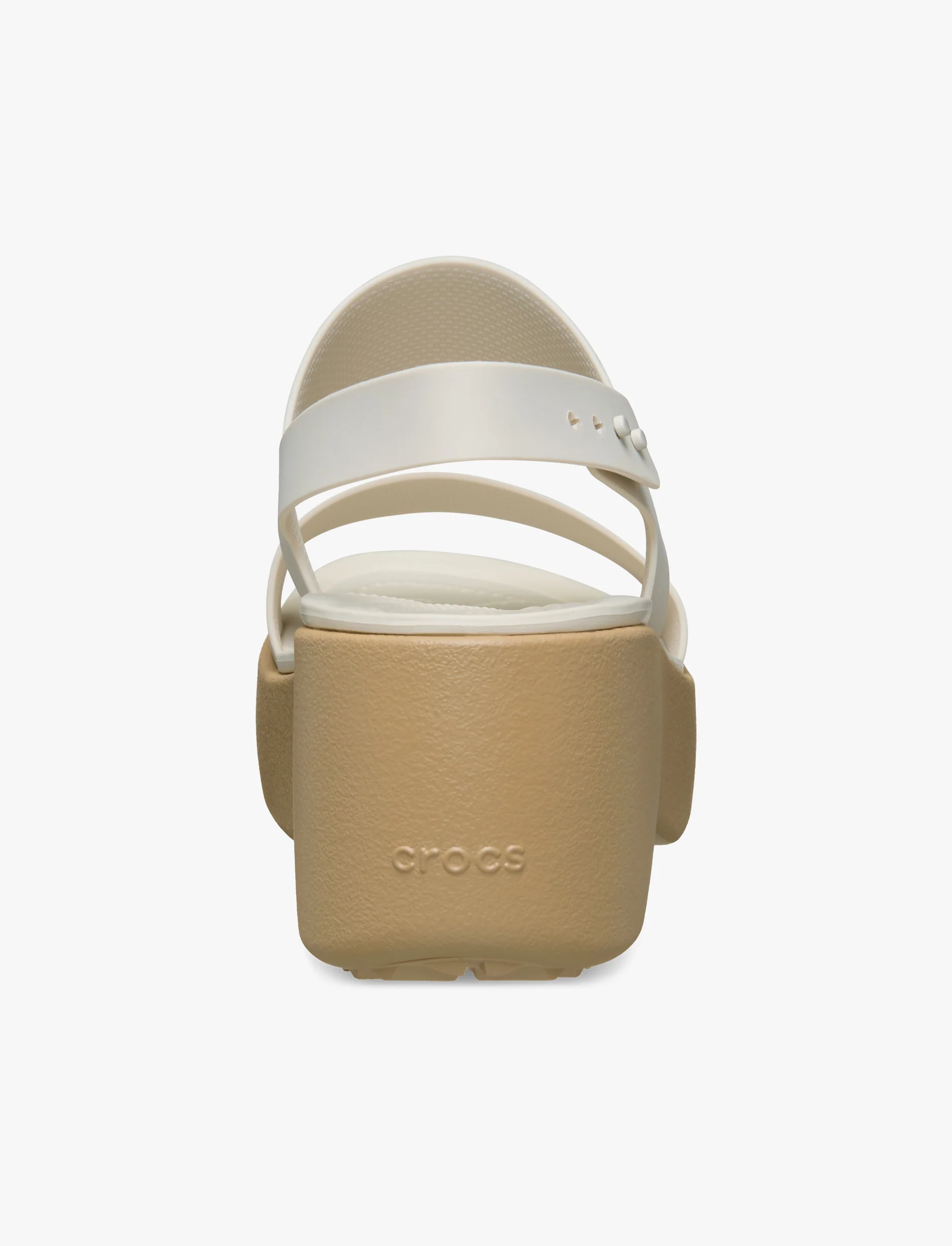 Crocs Brooklyn Sky Sandal - סנדלי פלטפורמה קרוקס ברוקלין סקיי לנשים בצבע פרפה/חום קשיו - Image 5