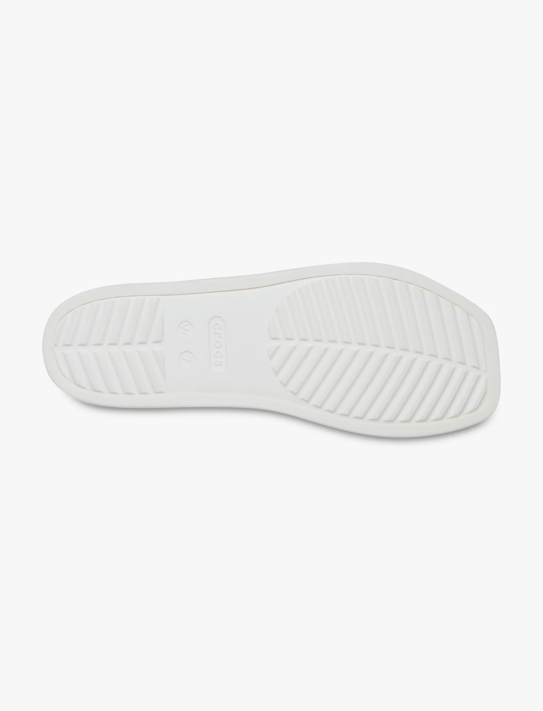 Crocs Miami Ankle Strap Sanda l -  סנדלי קרוקס מיאמי עם רצועת קרסול לנשים בצבע לבן גיר - Image 7