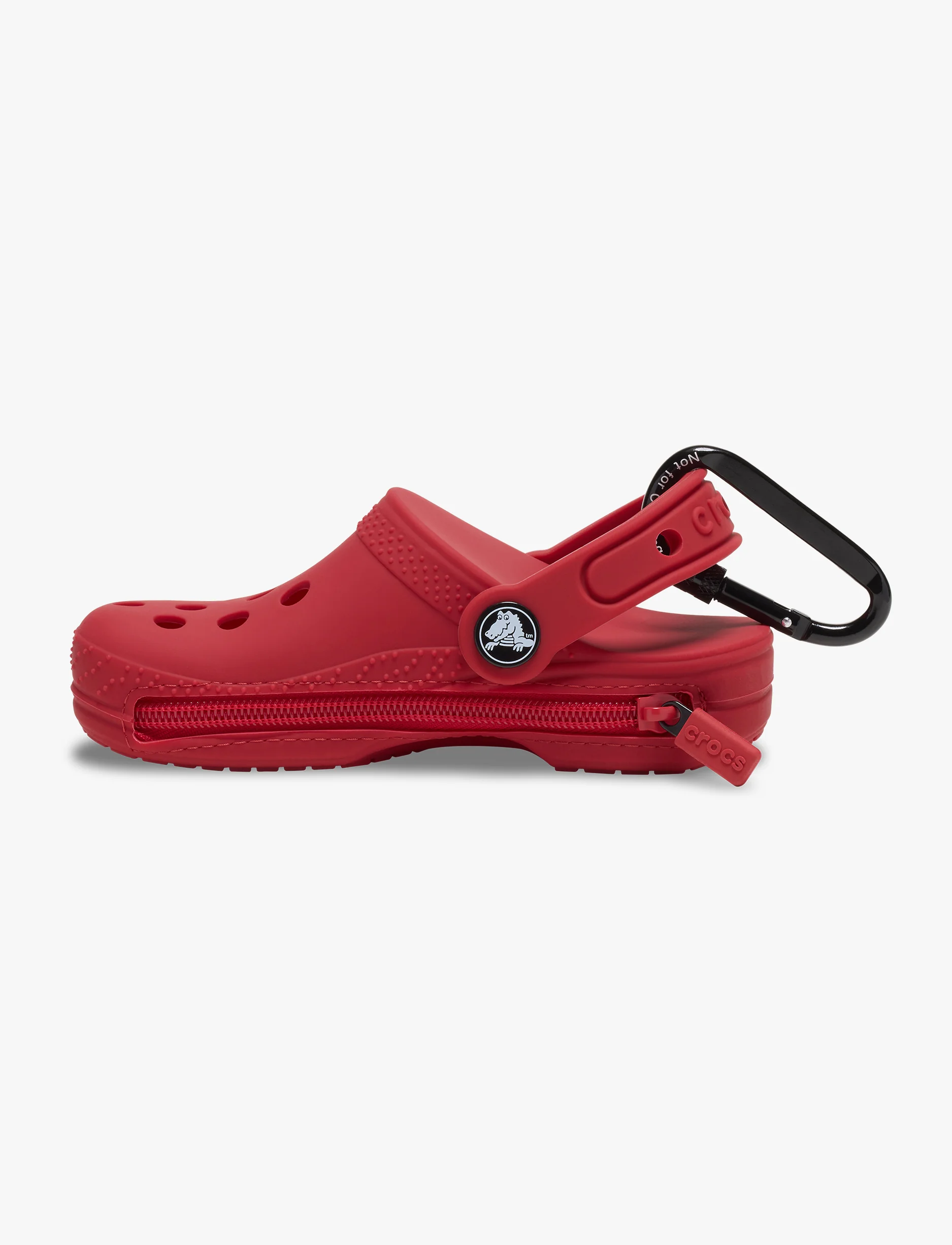 Crocs Classic Clog Pouch Bag Charm - נרתיק קטן לתיק בצורת קרוקס אדום קורט - Image 2
