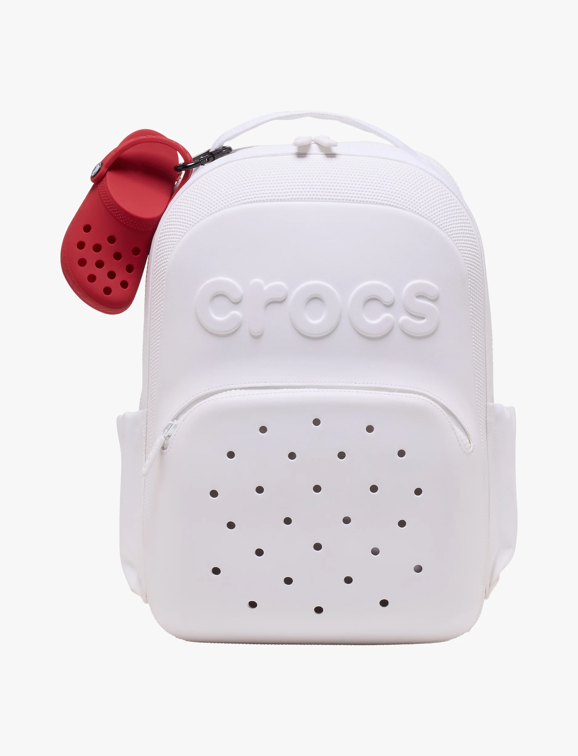Crocs Classic Clog Pouch Bag Charm - נרתיק קטן לתיק בצורת קרוקס אדום קורט - Image 3