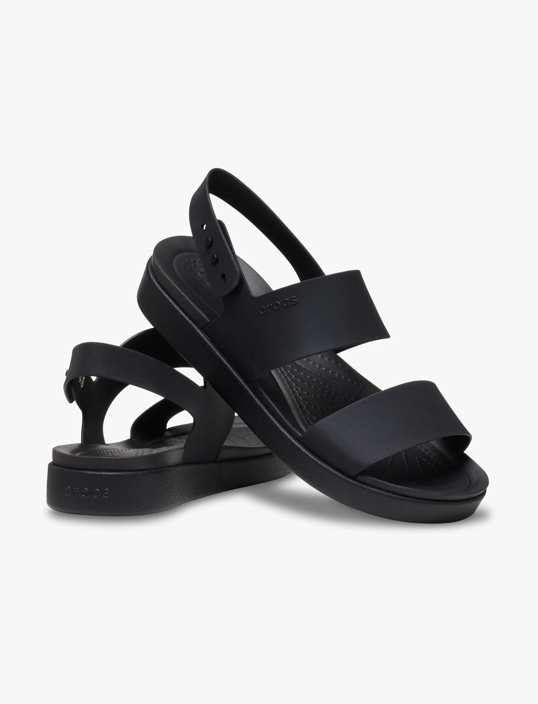 Crocs Brooklyn Backstrap Low Low - סנדלי קרוקס ברוקלין לנשים בצבע שחור - Image 3