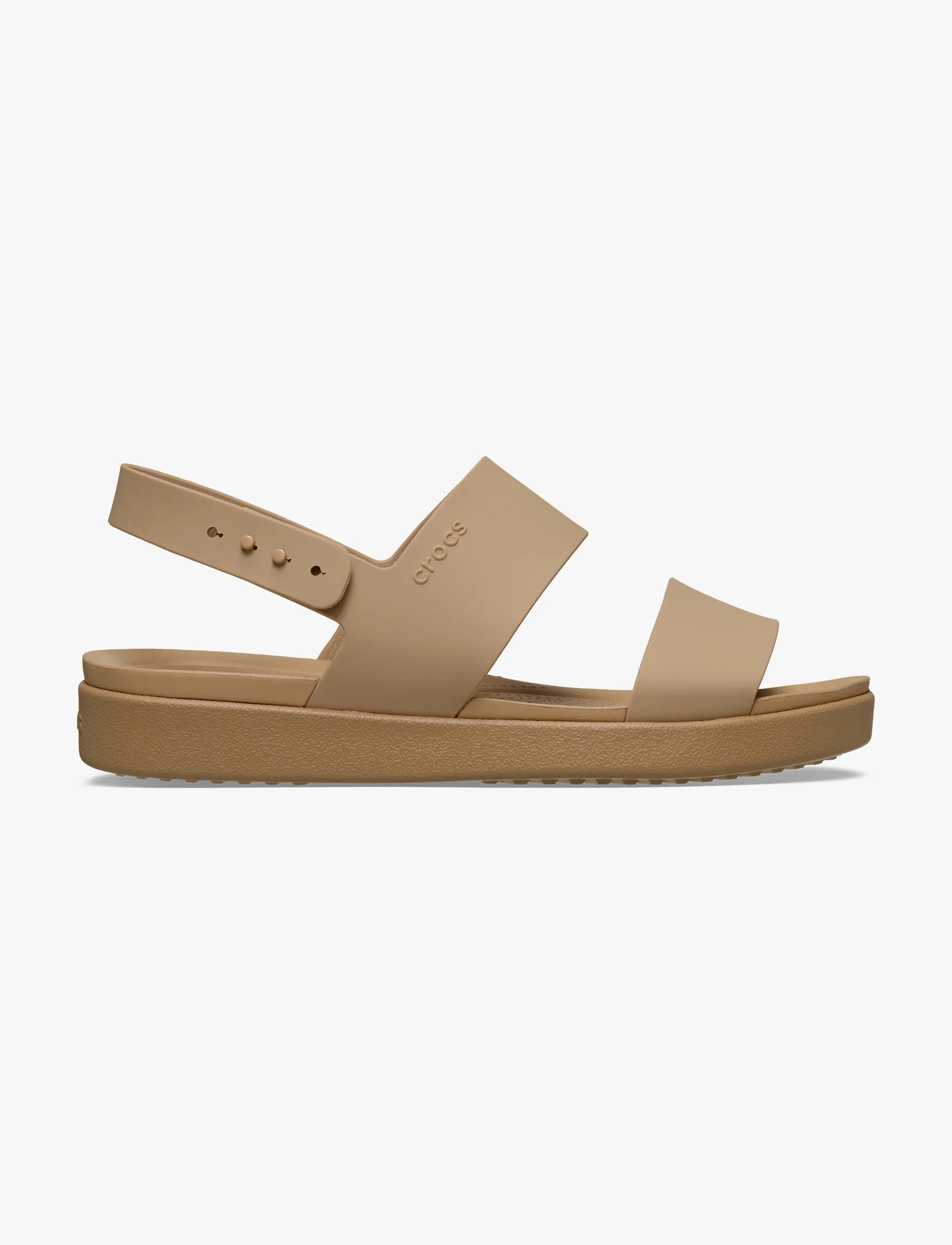 Crocs Brooklyn Backstrap Low Low - סנדלי קרוקס ברוקלין לנשים בצבע חום קשיו - Image 2
