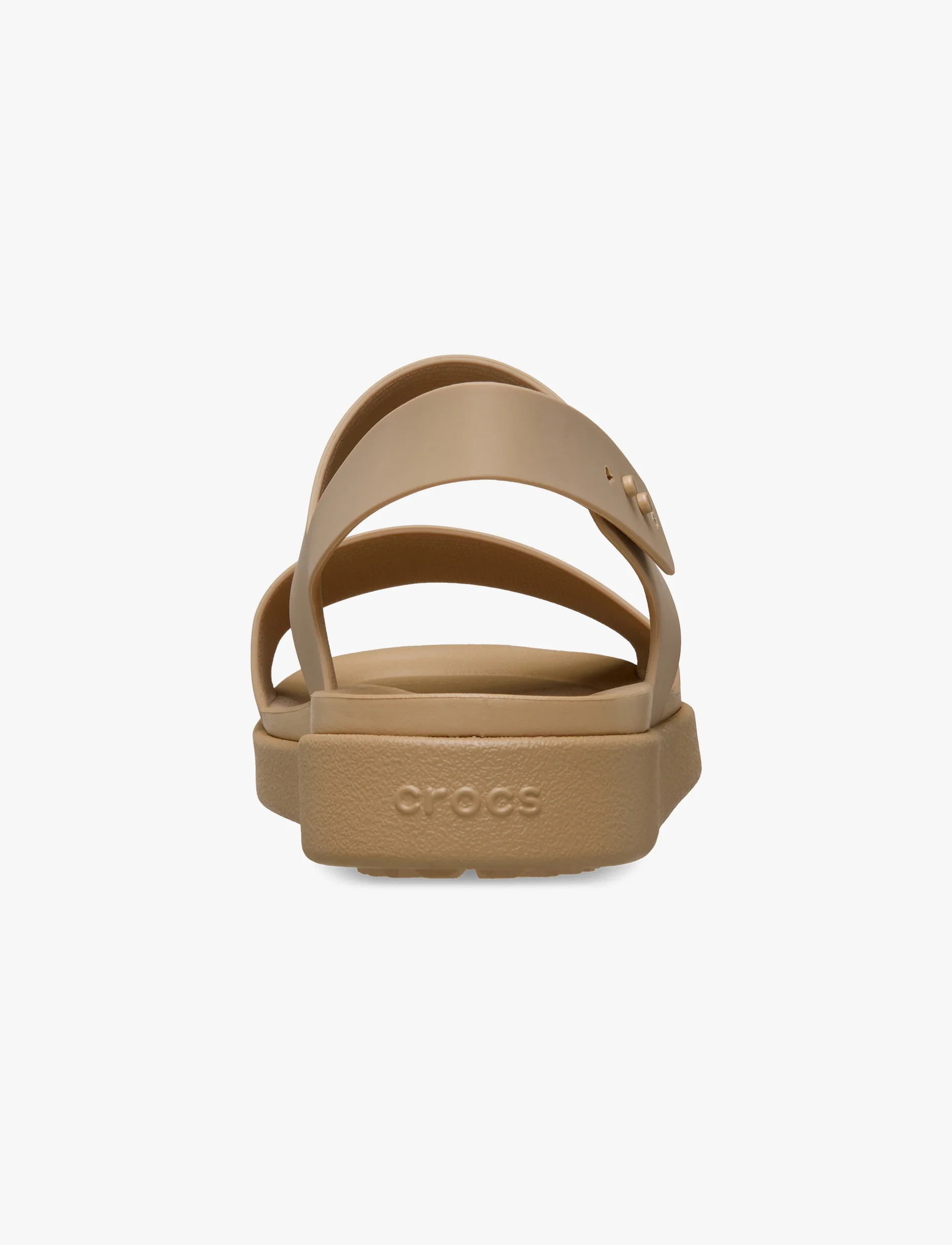 Crocs Brooklyn Backstrap Low Low - סנדלי קרוקס ברוקלין לנשים בצבע חום קשיו - Image 6