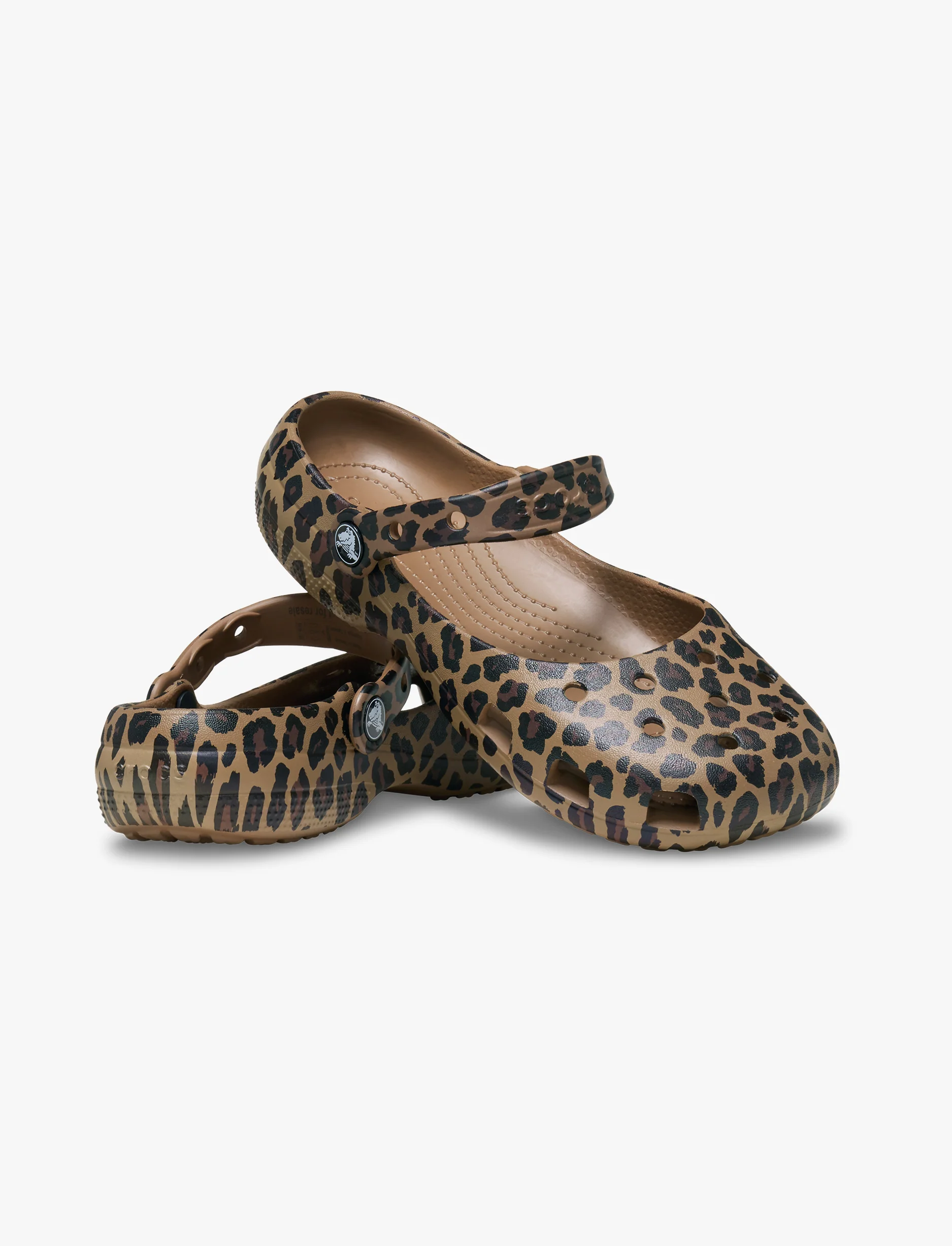 Crocs Classic Animal Ballet - כפכפי בובה קרוקס מנומר לנשים - Image 3