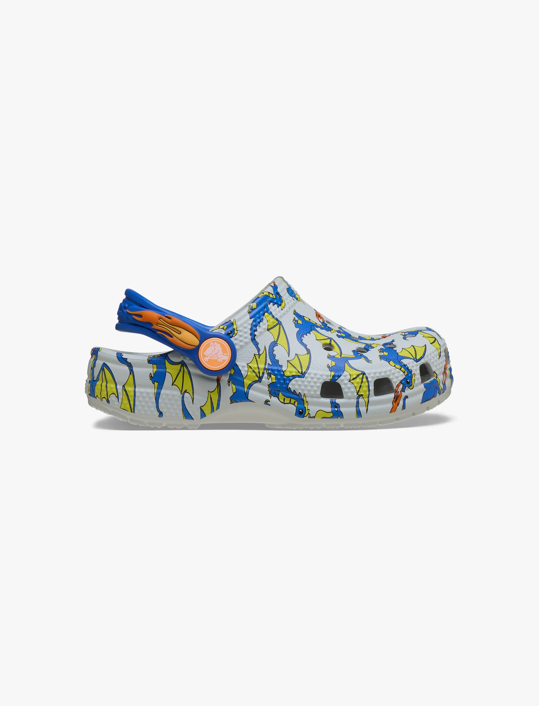 Crocs Toddler Classic Dragon Graphic Clog - כפכפי קרוקס דרקון לילדים מידות קטנות - Image 2