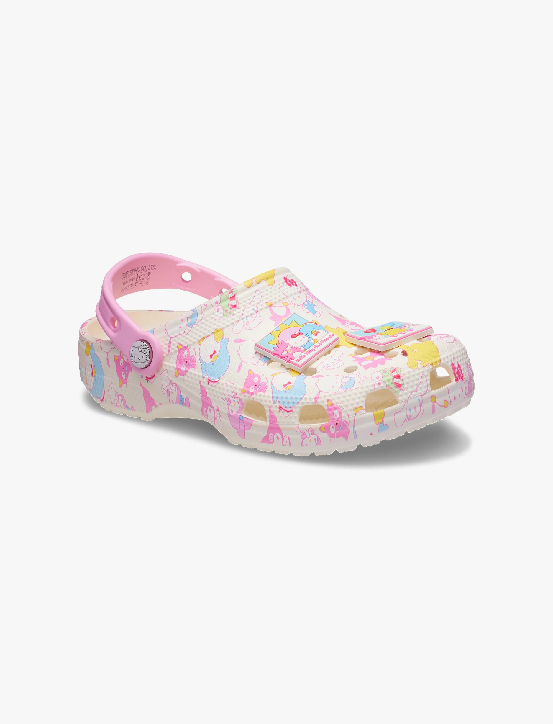 Crocs Hello Kitty and Friends Pastel Classic Clog K -כפכפי קרוקס קלוג לילדים הלו קיטי וחברים בצבע ורוד