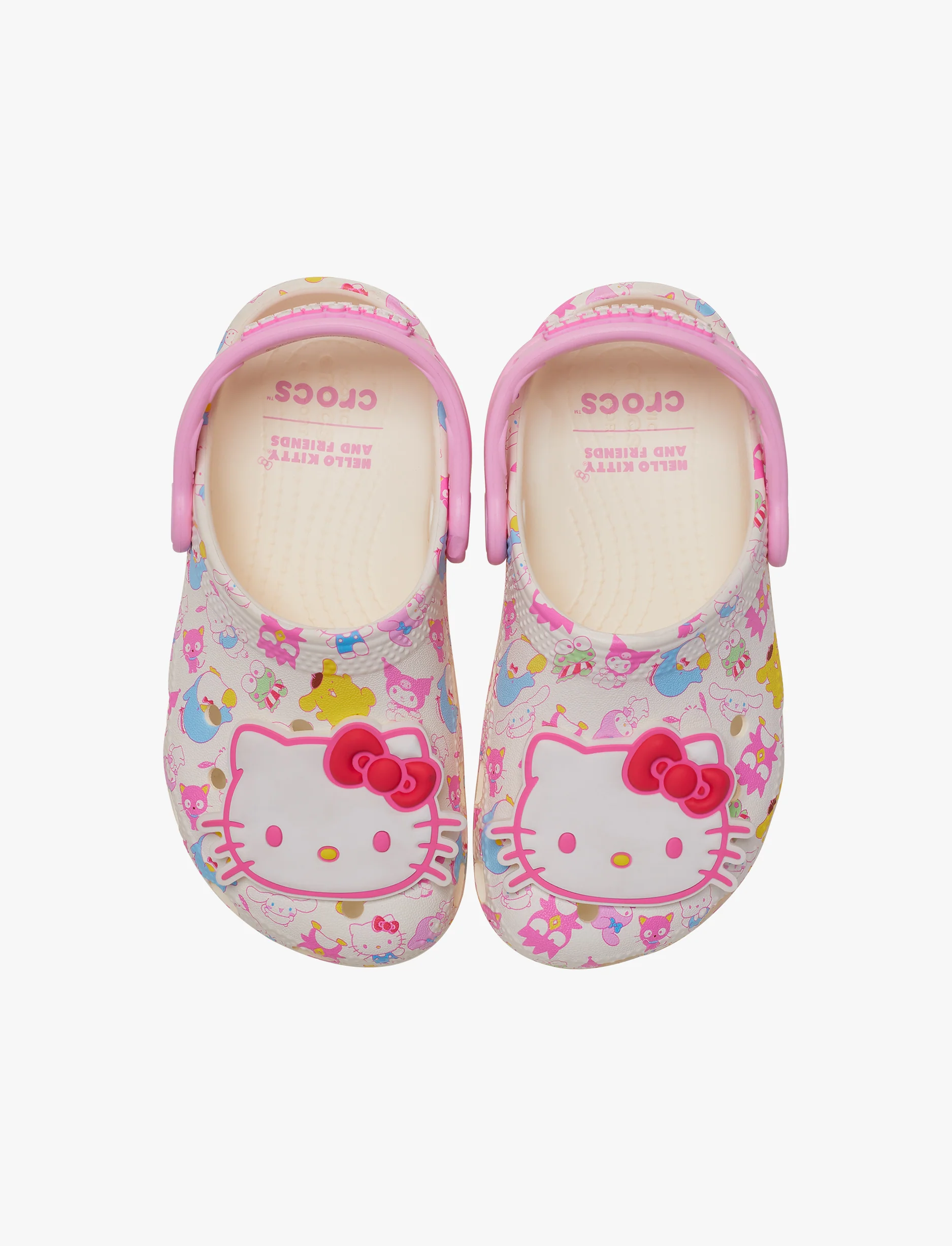 Crocs Hello Kitty and Friends Pastel Classic Clog T - כפכפי קרוקס קלוג לילדים הלו קיטי וחברים בצבע ורוד מידות קטנות - Image 4
