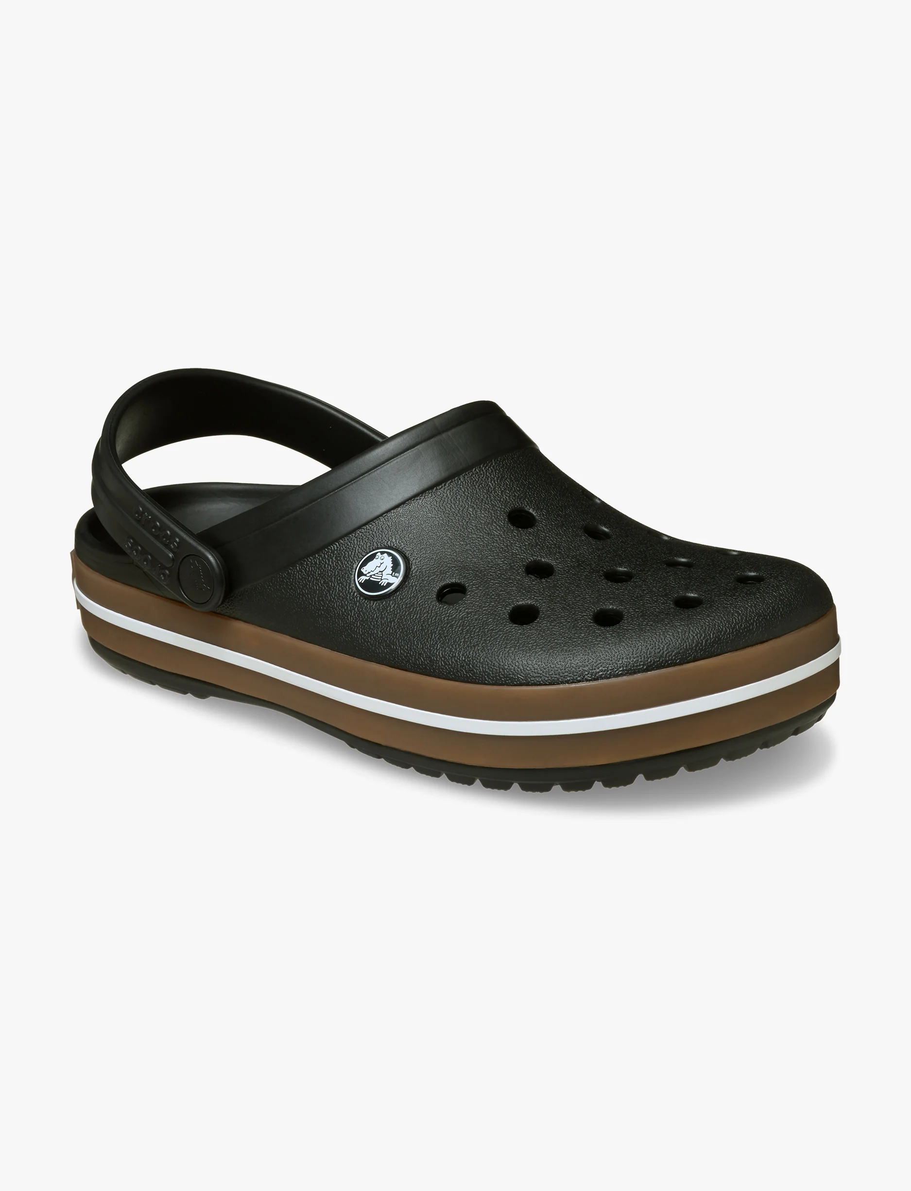 Crocs Crocband Gum Clog - כפכפי קלוג קרוקס קרוקבנד גאם בצבע שחור