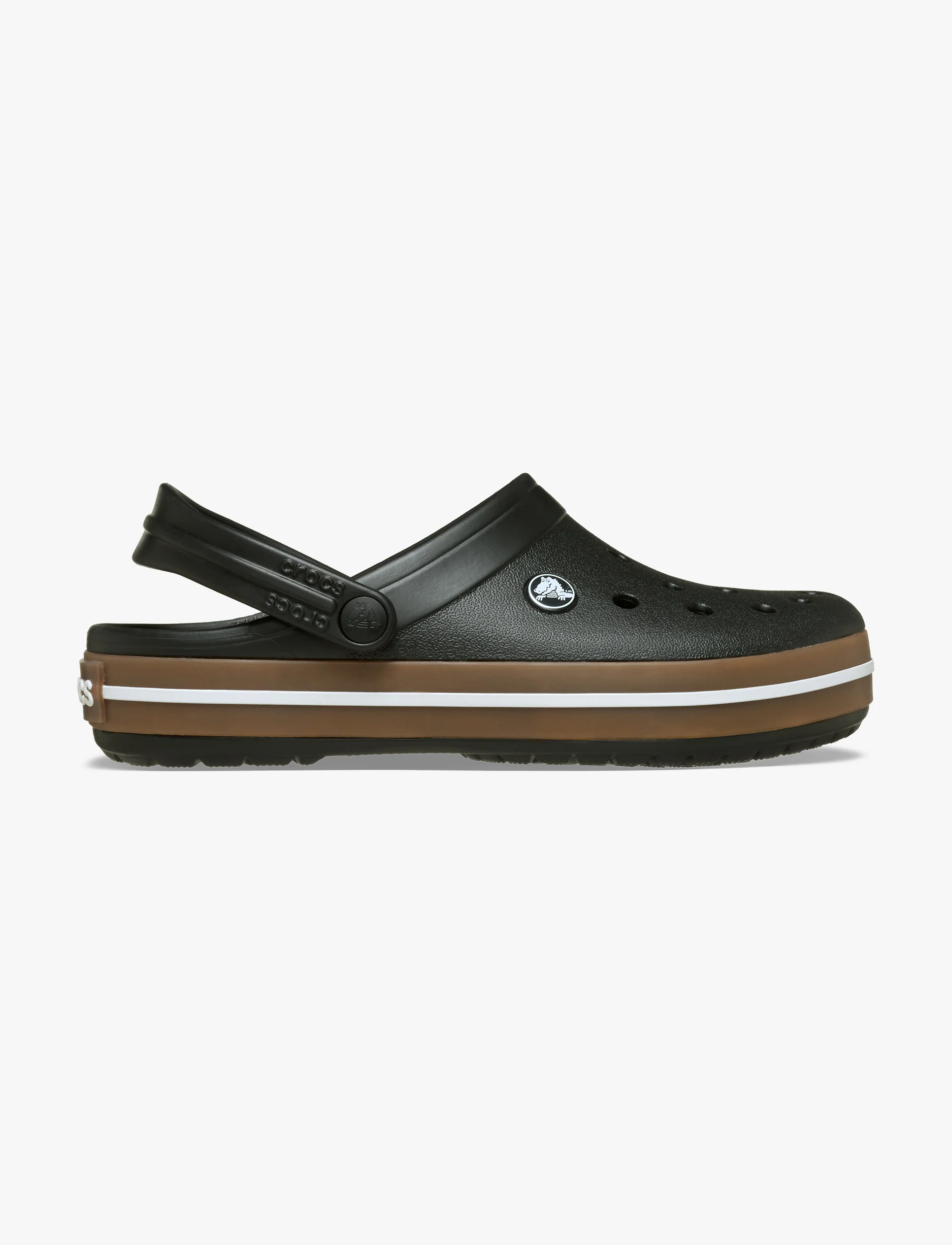 Crocs Crocband Gum Clog - כפכפי קלוג קרוקס קרוקבנד גאם בצבע שחור - Image 2
