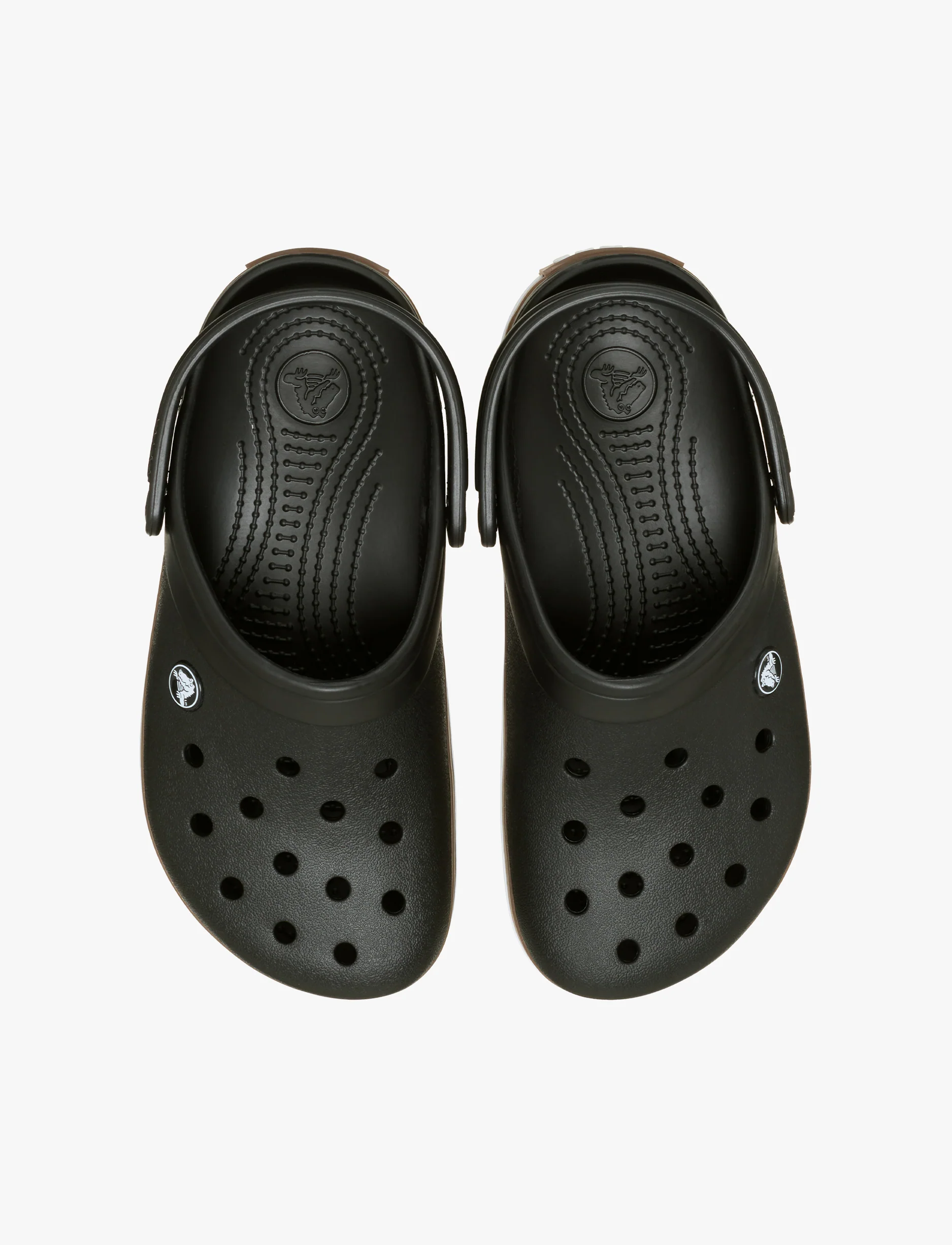 Crocs Crocband Gum Clog - כפכפי קלוג קרוקס קרוקבנד גאם בצבע שחור - Image 4