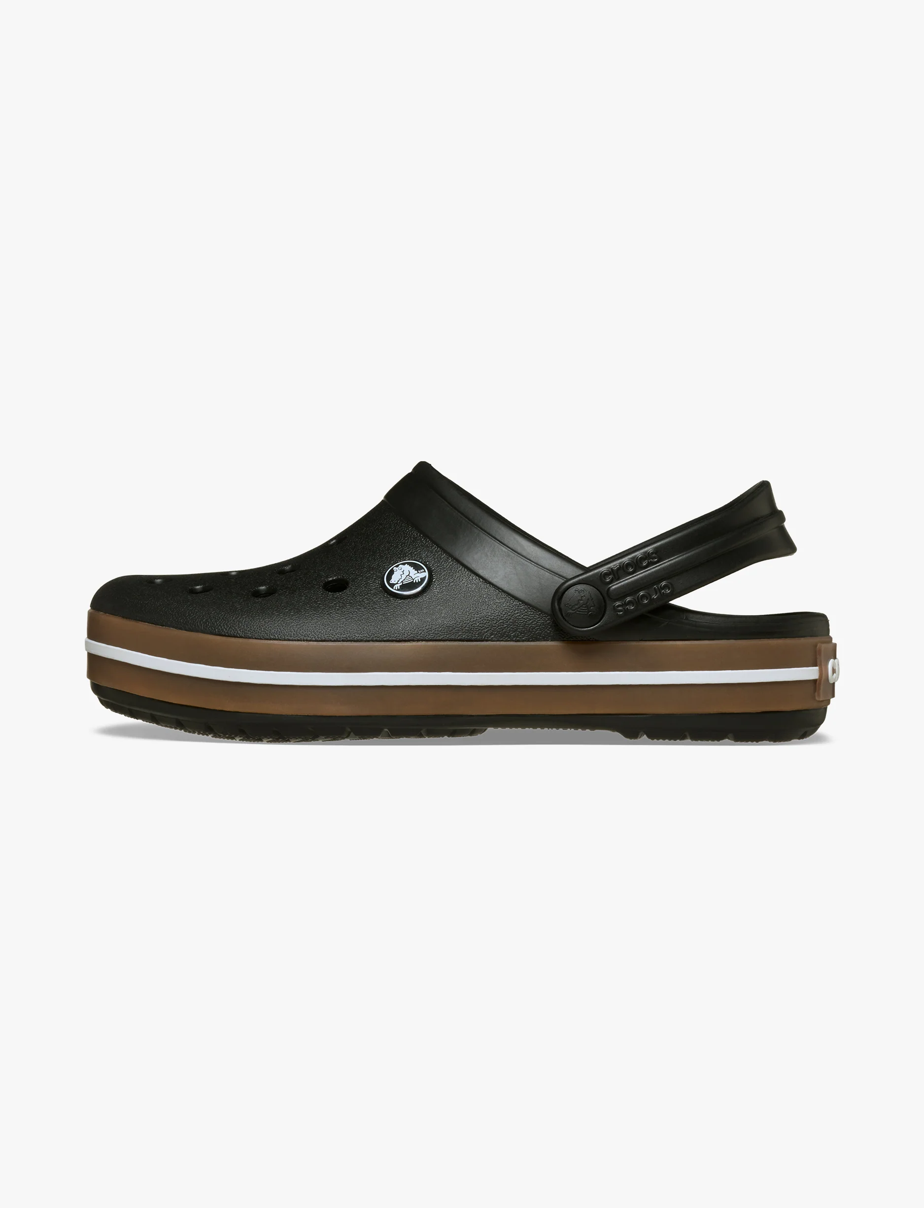 Crocs Crocband Gum Clog - כפכפי קלוג קרוקס קרוקבנד גאם בצבע שחור - Image 5