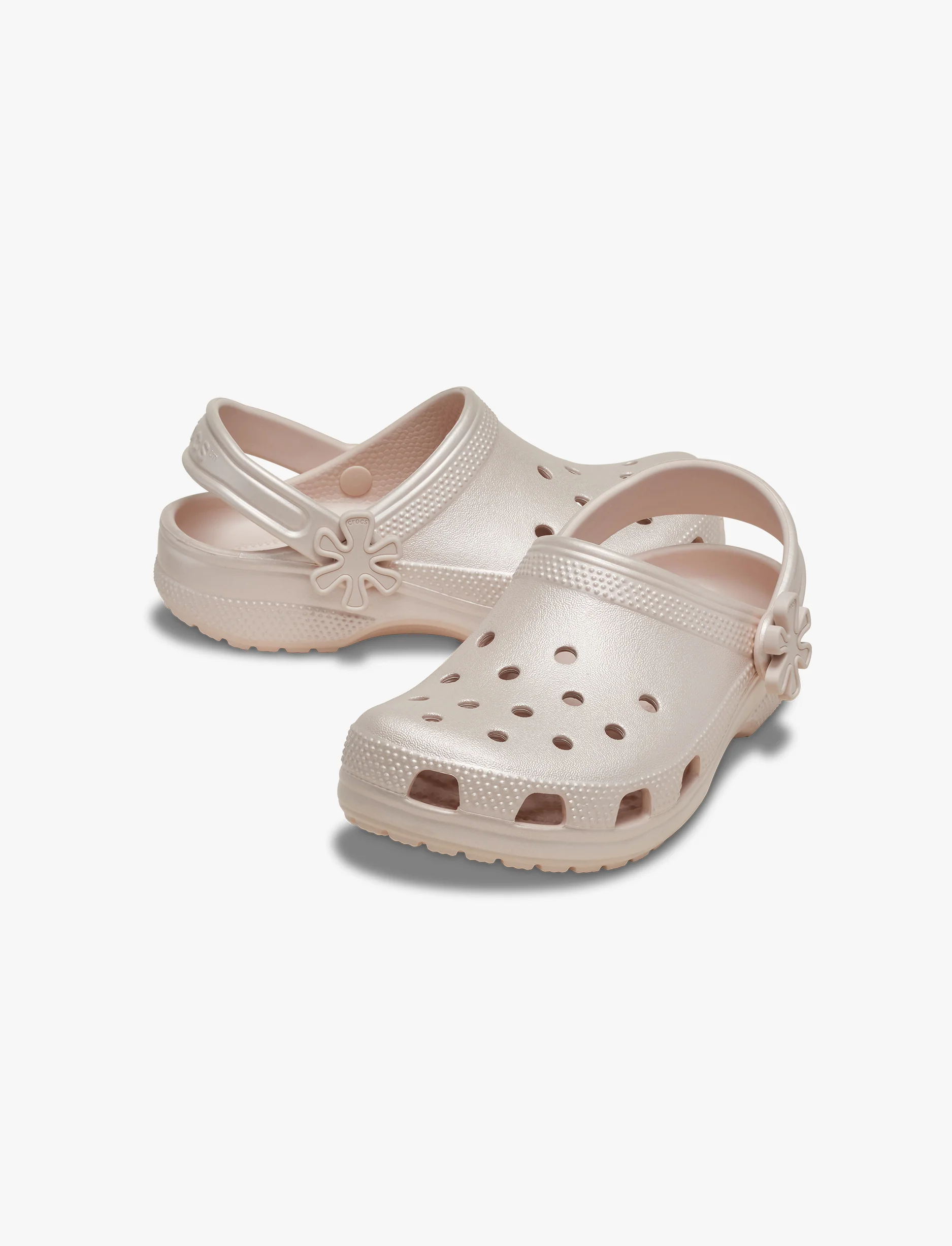 Crocs Toddler Classic Pearl Shine Clog - כפכפי קרוקס פנינה לילדים מידות קטנות בצבע קוורץ - Image 3