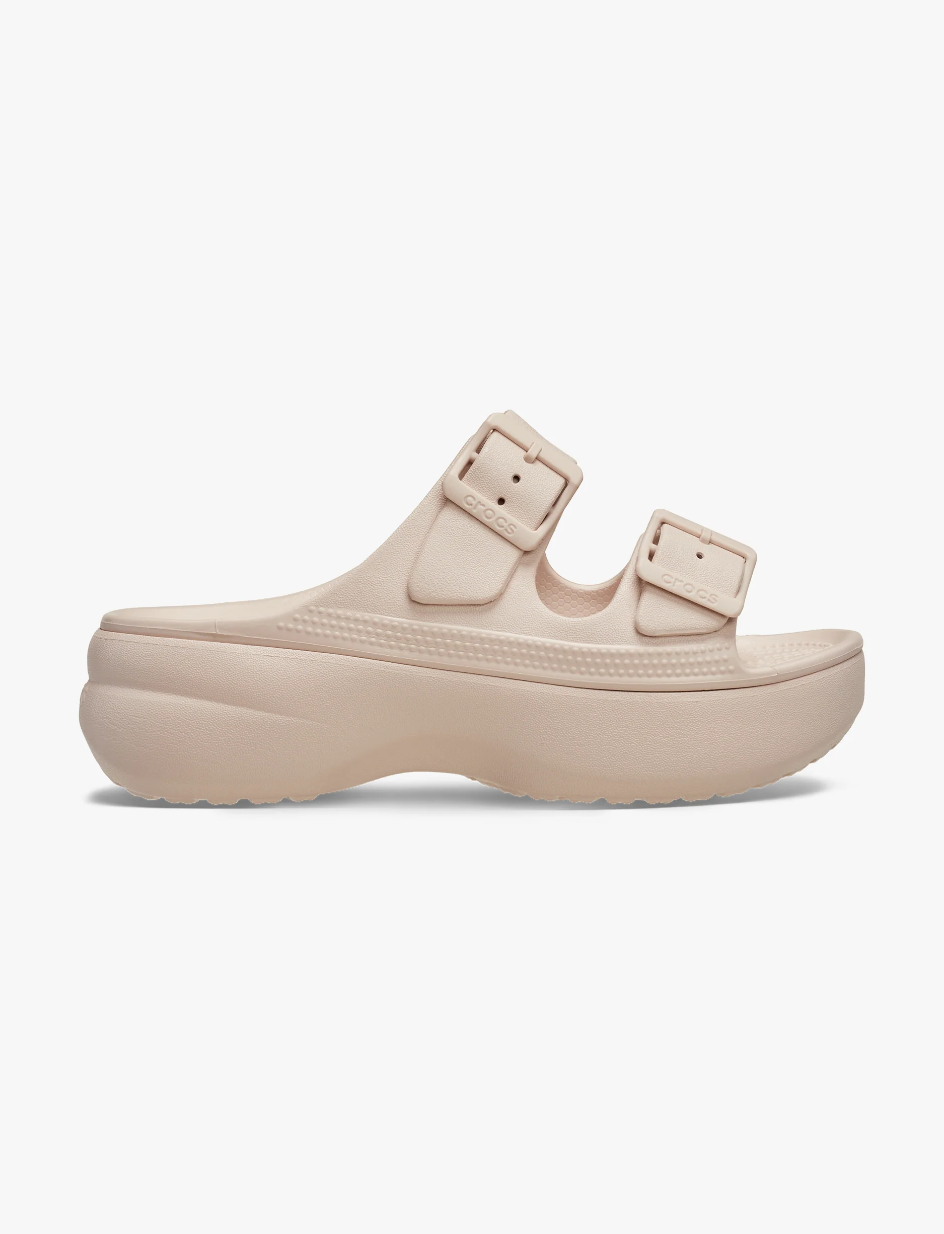 Crocs Saturday Platform Sandal - סנדלי פלטפורמה קרוקס לנשים בצבע קוורץ - Image 2