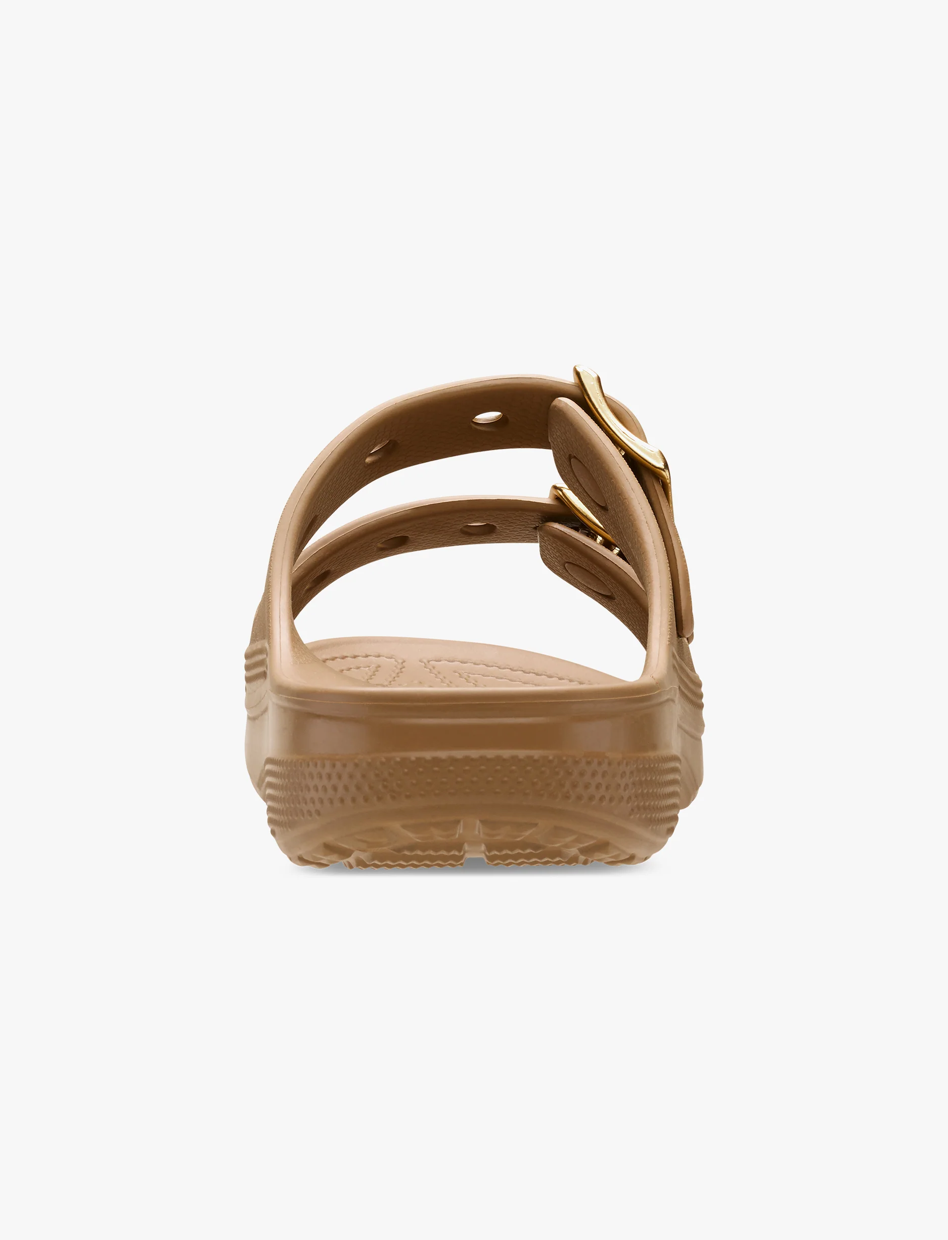 Crocs Saturday Metallic Buckle Sandal - סנדלי קרוקס לנשים בצבע חום כהה ספירה - Image 5