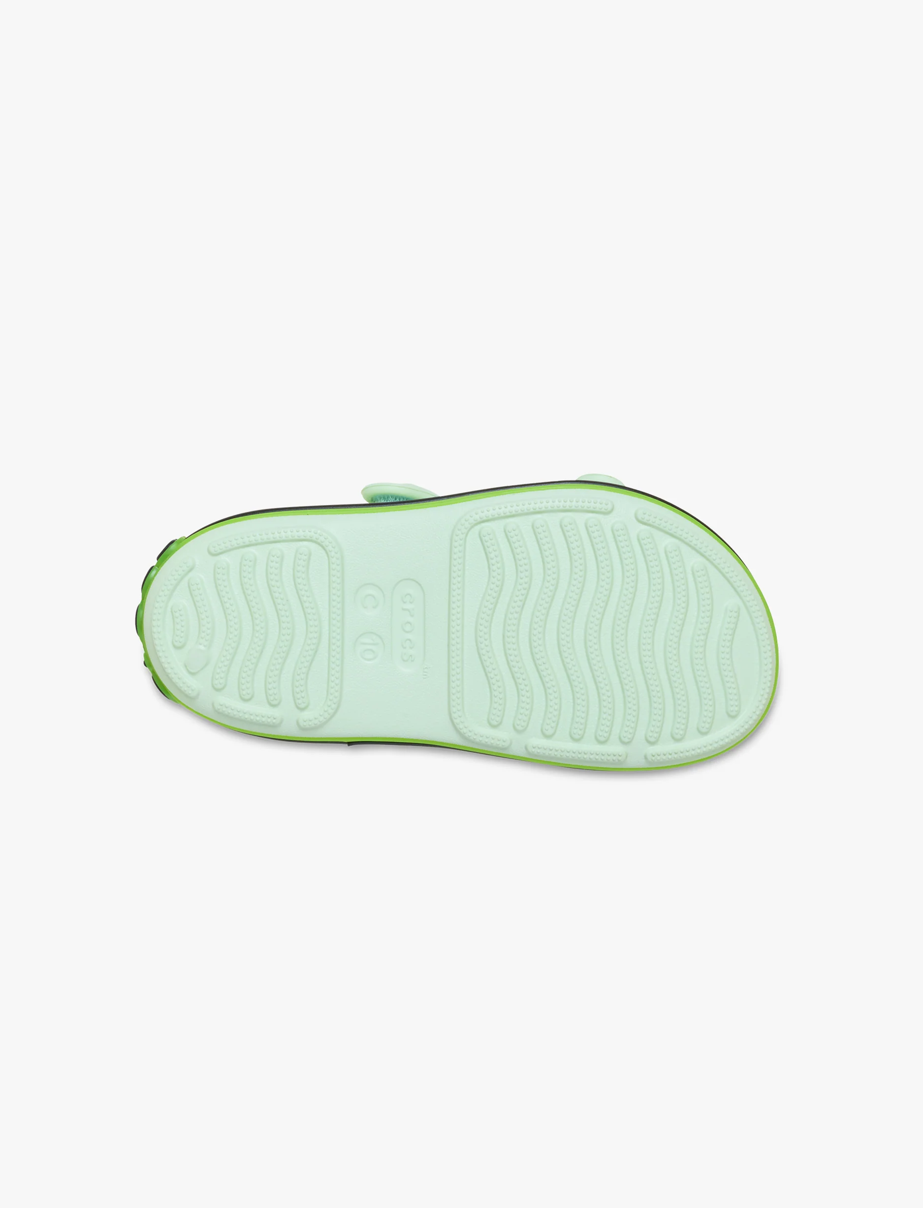 Crocs Crocband Cruiser Neon Band Sandal K - סנדלי קרוקס קרוקבנד לילדים בצבע ירוק תפוח אייס - Image 6