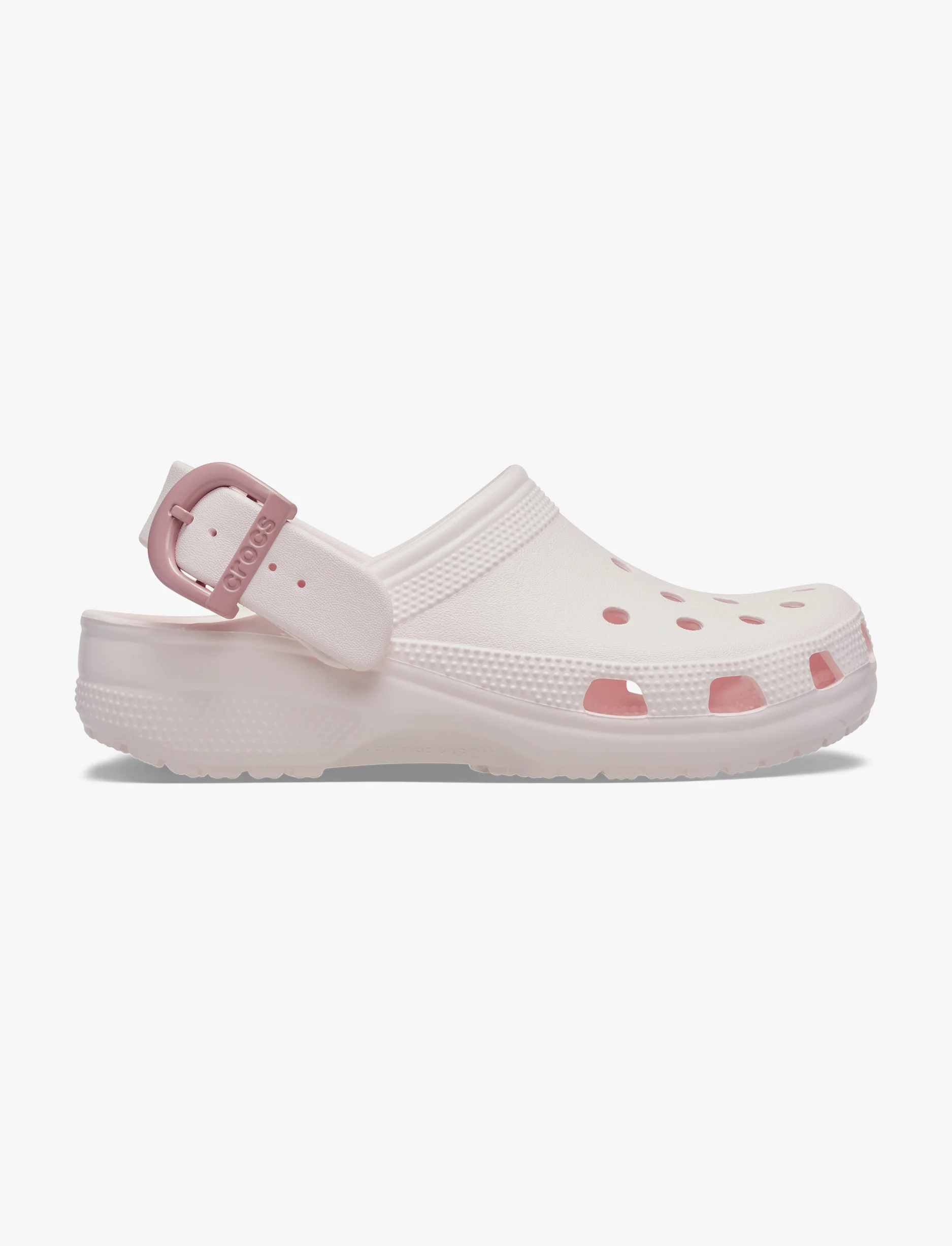Crocs Classic Buckle Clog - כפכפי קלוג קרוקס עם אבזם בצבע ורוד קרחוני - Image 2