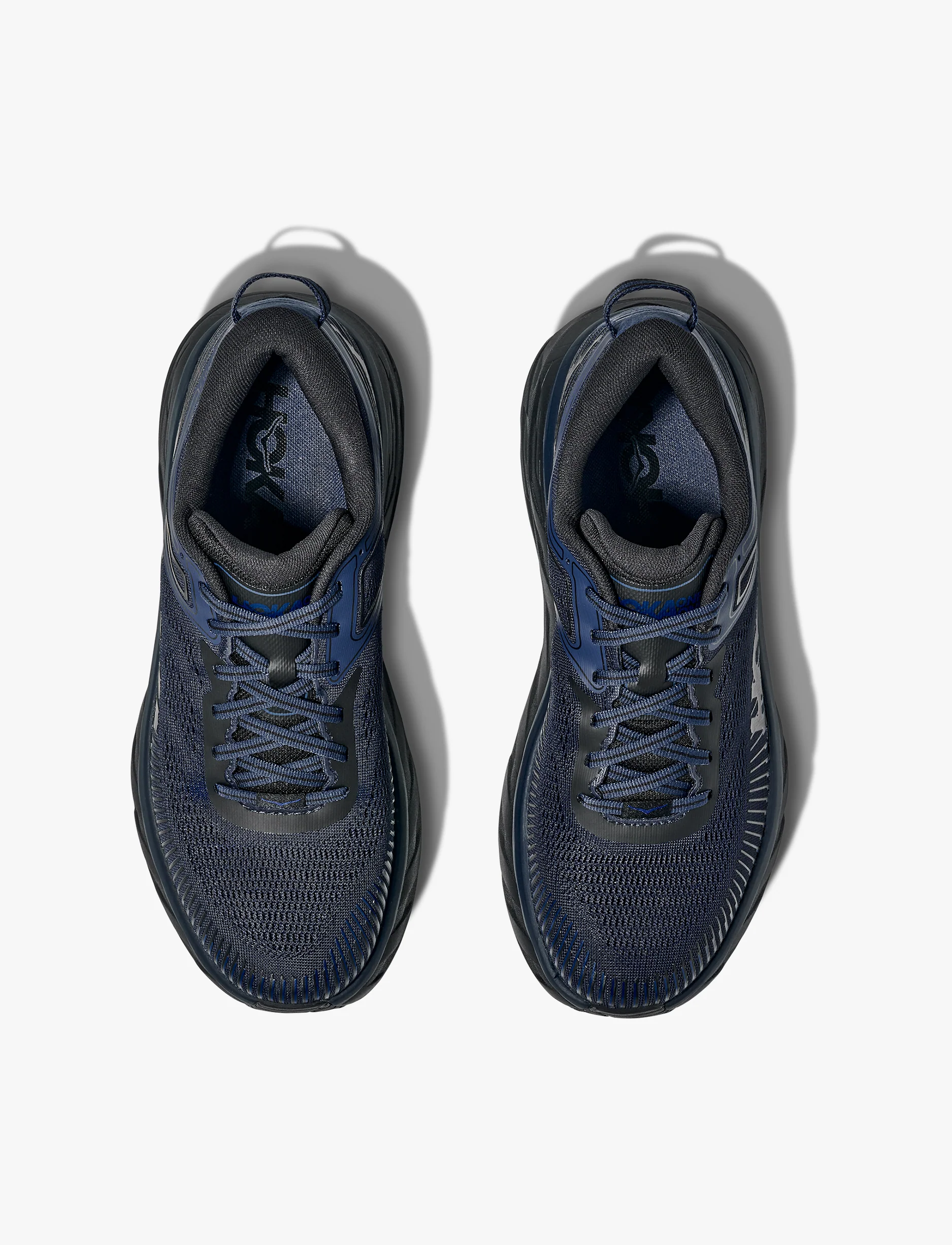 Hoka Bondi 7 - נעלי ספורט גברים הוקה בונדי 7 בצבע ורסיטי נייבי/שחור - Image 3