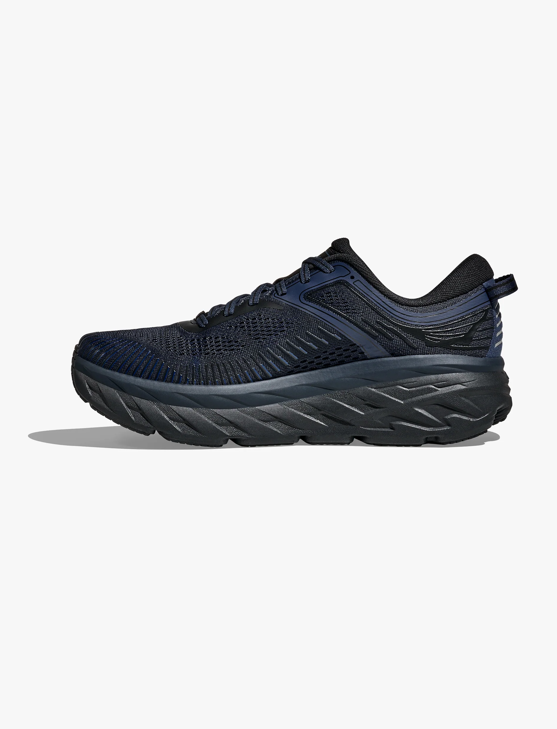 Hoka Bondi 7 - נעלי ספורט גברים הוקה בונדי 7 בצבע ורסיטי נייבי/שחור - Image 5
