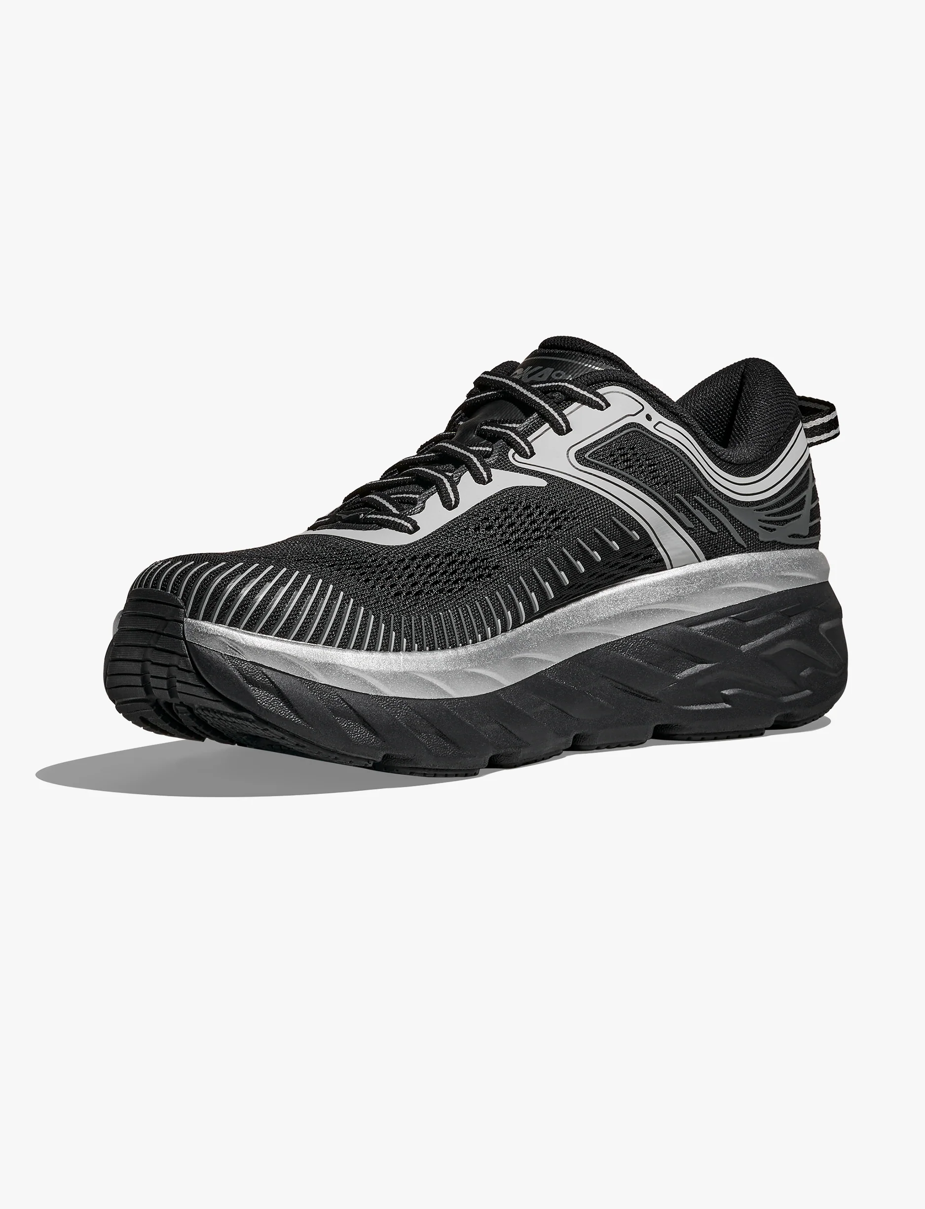 Hoka Bondi 7  - נעלי ספורט גברים הוקה בונדי 7 בצבע שחור/כוכב - Image 4