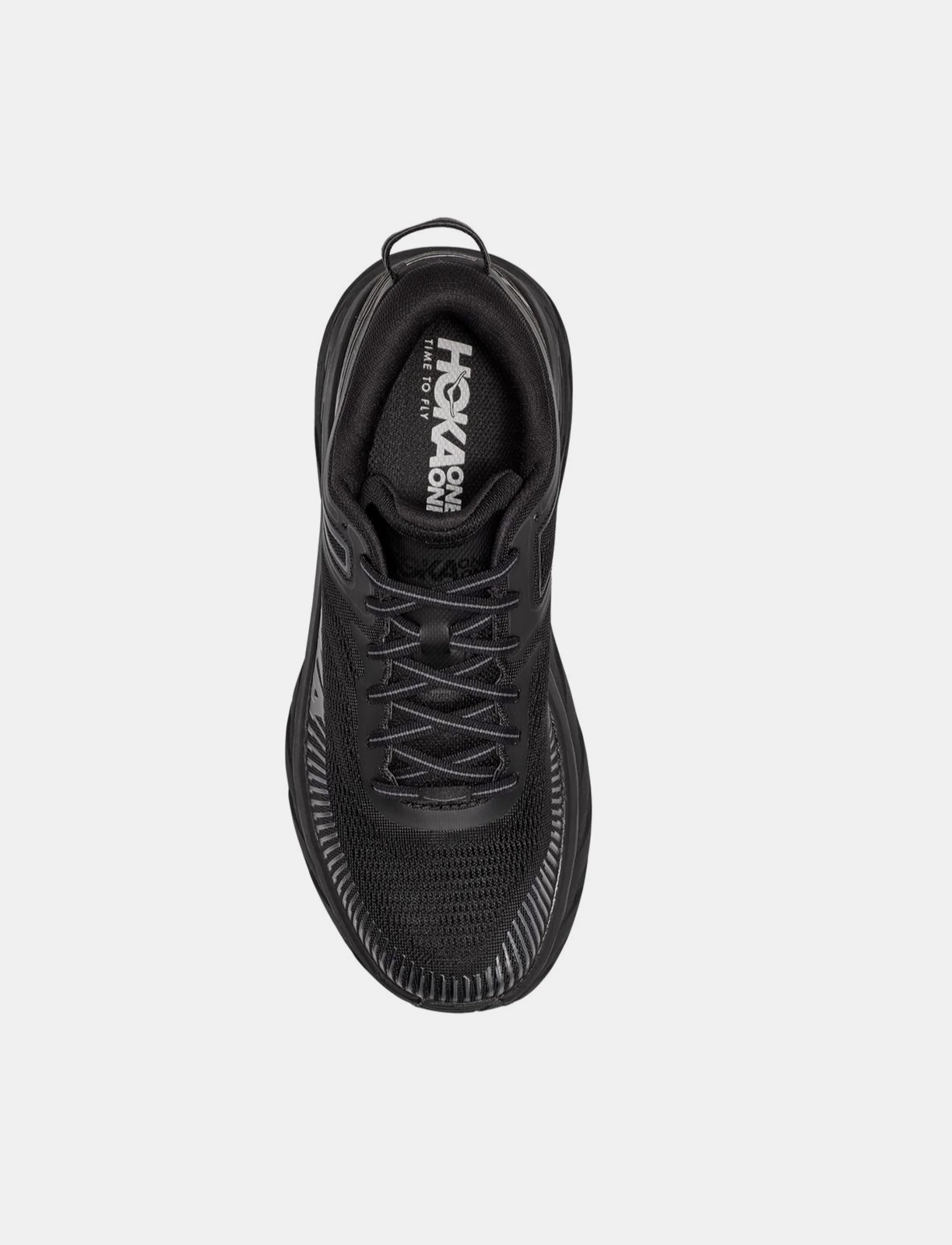 Hoka Bondi 7  -  נעלי ספורט גברים הוקה בונדי 7 בצבע שחור/שחור - Image 3