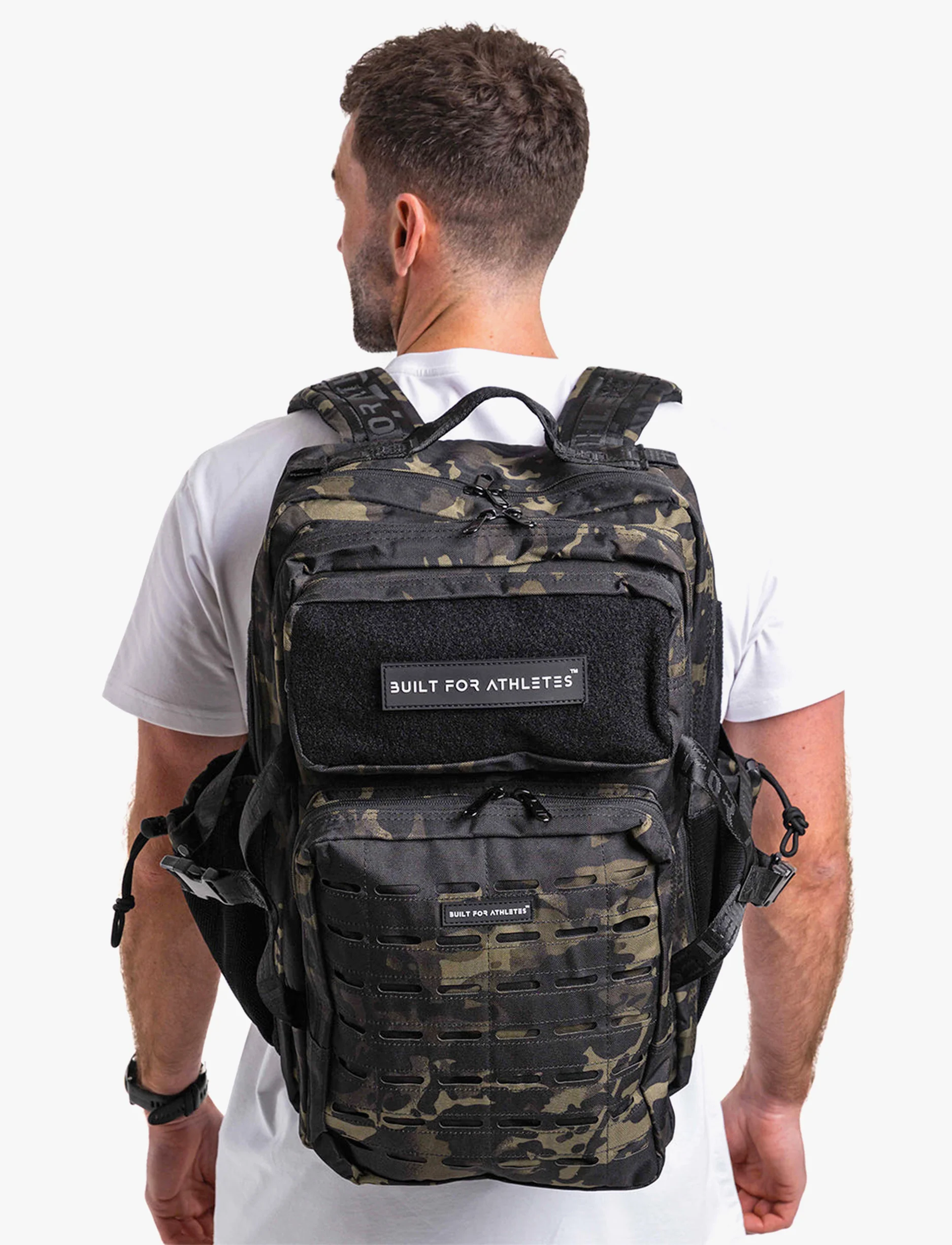 Built For Athletes Black Camo 45L Backpack - תיק גב שחור קמו 45 ליטר - Image 7