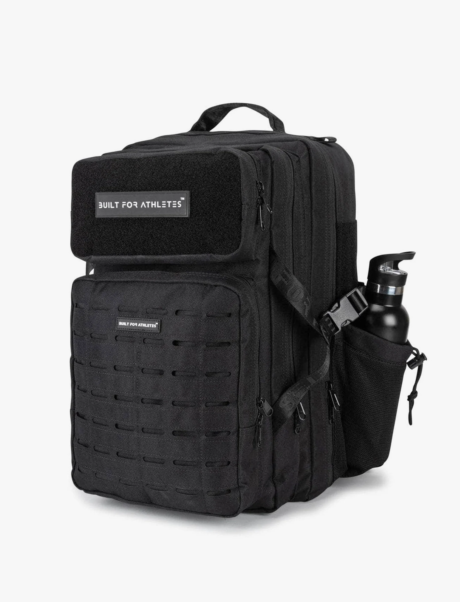 Built For Athletes Large Black Gym Backpack 45L - תיק גב שחור לחדר כושר 45 ליטר - Image 4