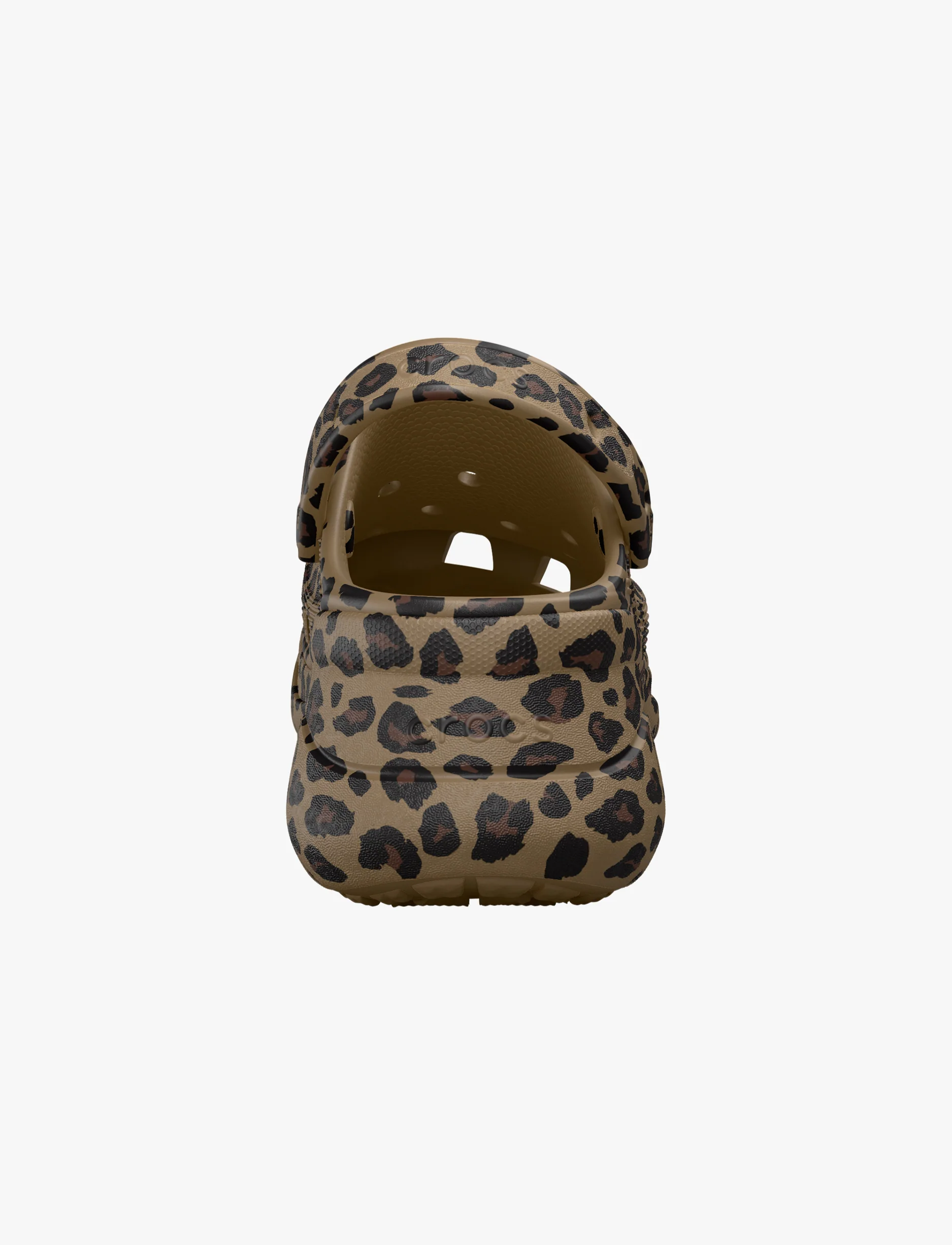 Crocs Bae Animal Clog -  כפכפי קלוג קרוקס ביי פלטפורמה לנשים בהדפס מנומר - Image 7