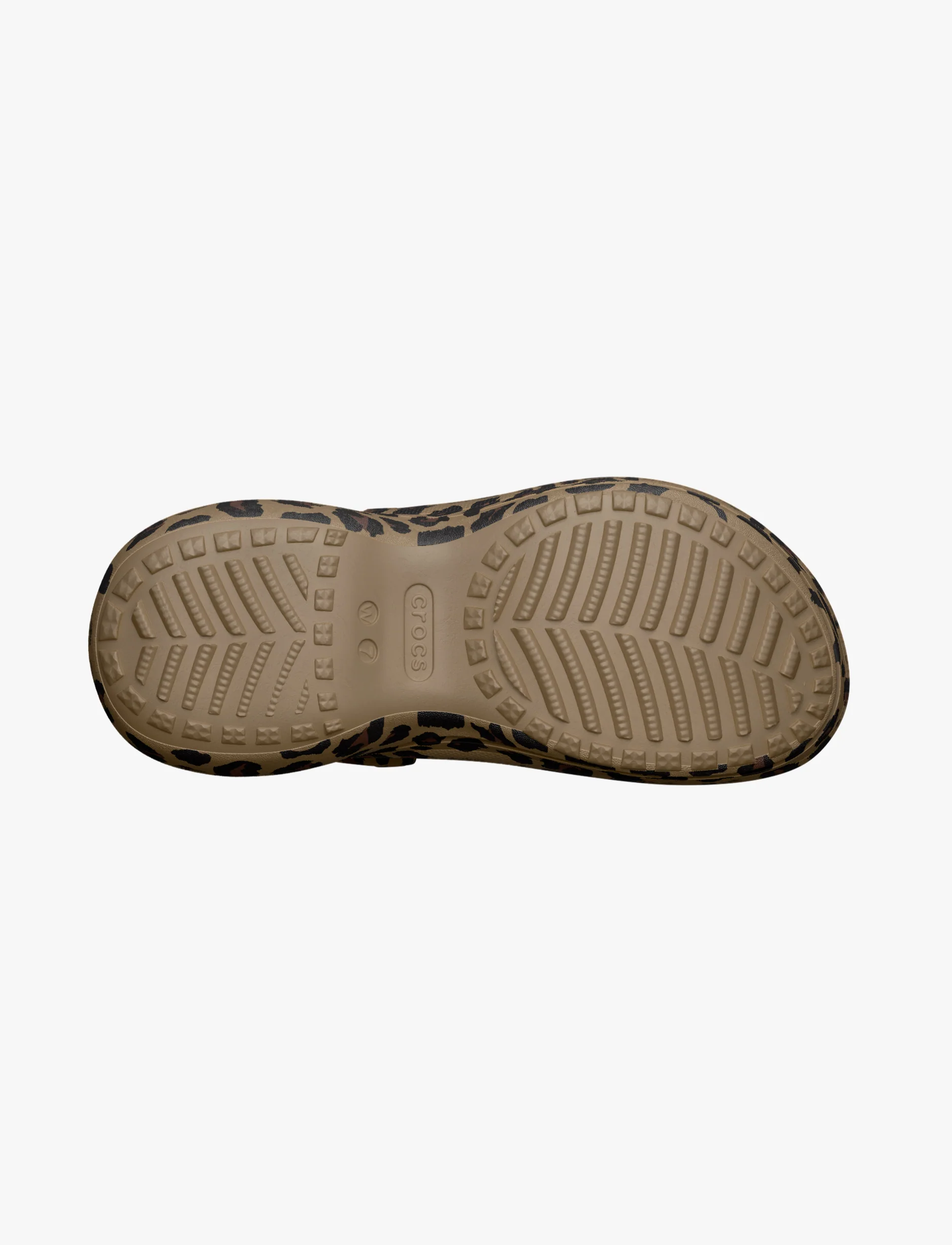 Crocs Bae Animal Clog -  כפכפי קלוג קרוקס ביי פלטפורמה לנשים בהדפס מנומר - Image 8