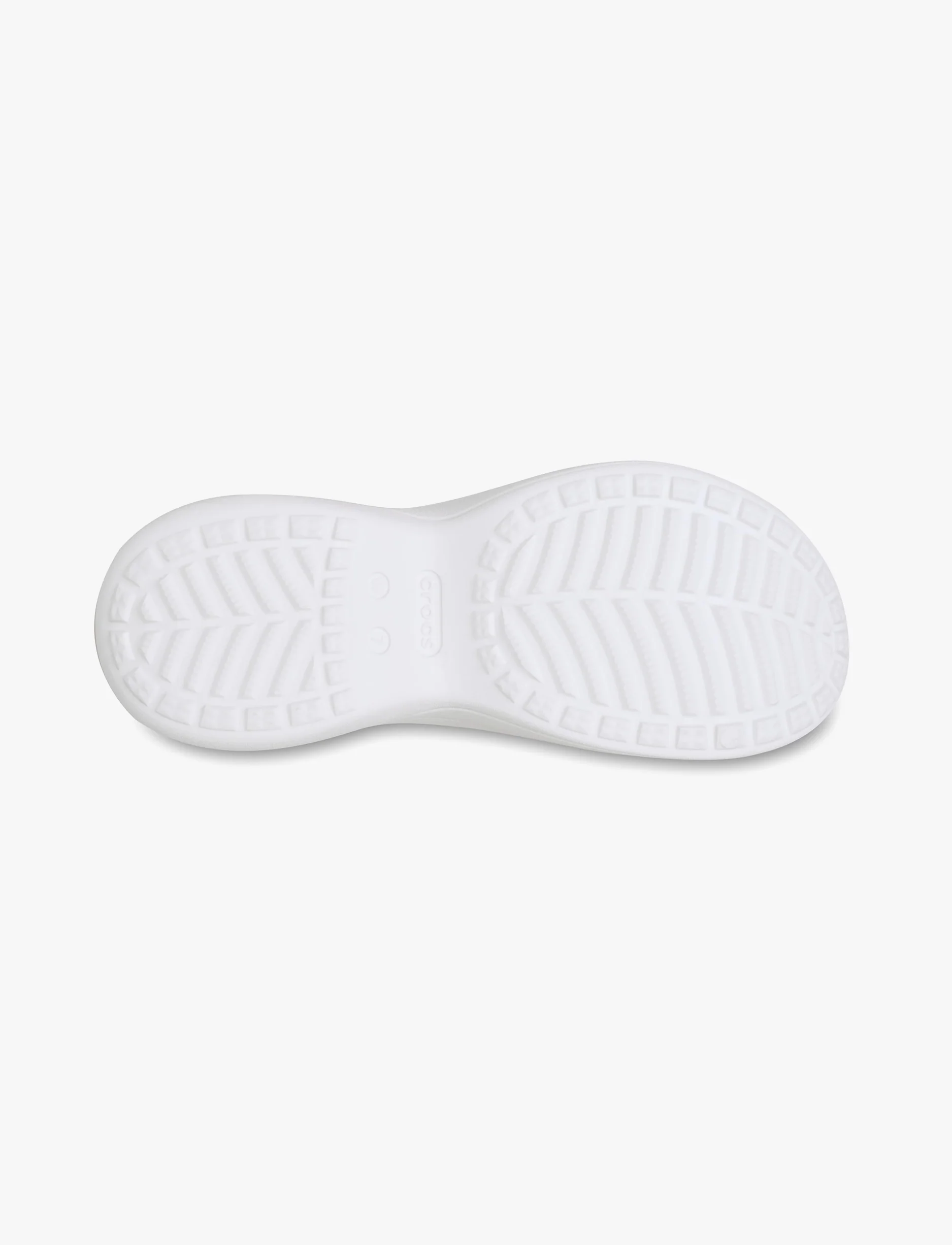 Crocs Bae Slide - כפכפי סלייד פלטפורמה קרוקס לנשים בצבע לבן - Image 7