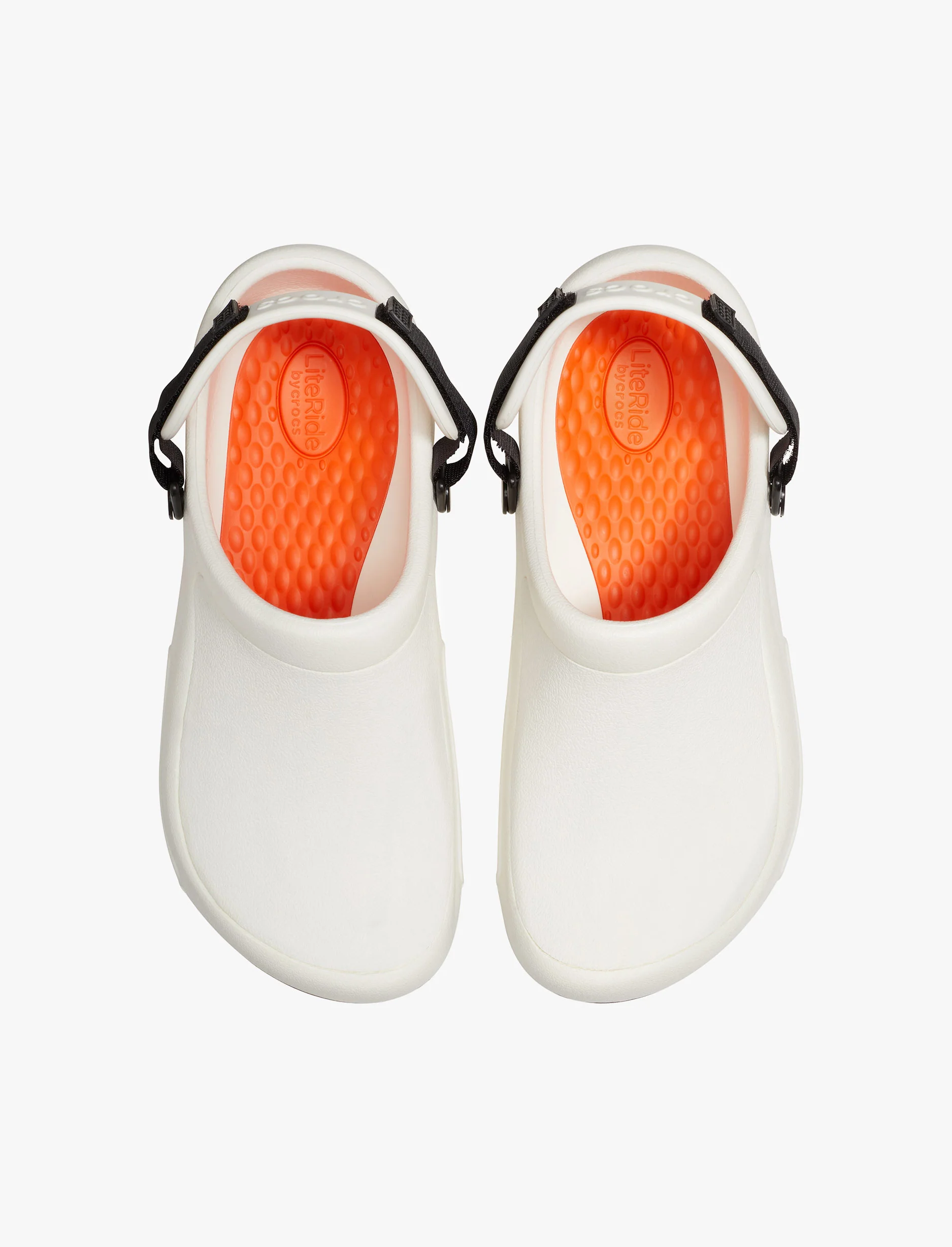 Crocs Bistro Pro LiteRid Clog - נעלי טבחים קרוקס ביסטרו סוליה מונעת החלקה בצבע לבן - Image 3