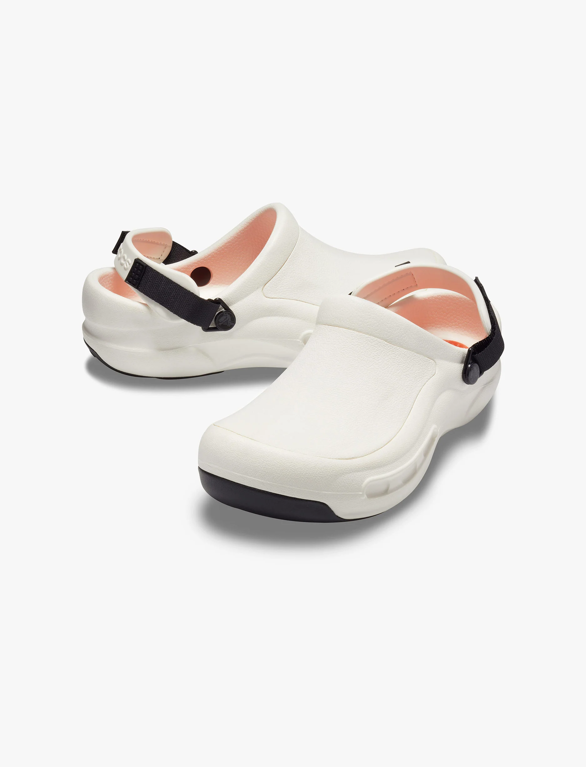 Crocs Bistro Pro LiteRid Clog - נעלי טבחים קרוקס ביסטרו סוליה מונעת החלקה בצבע לבן - Image 4