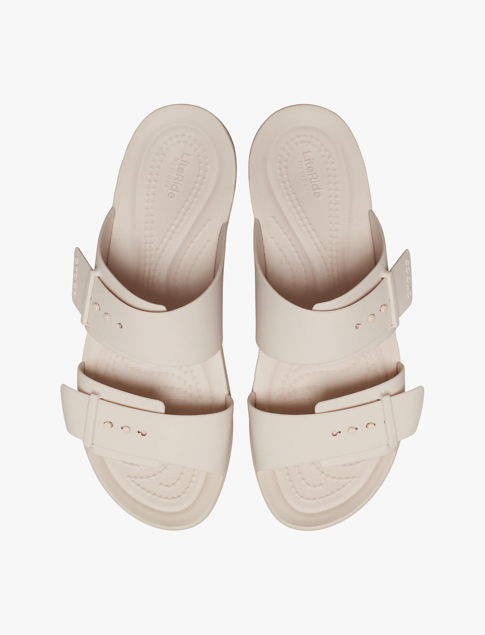 Crocs Brooklyn Buckle Low Low - כפכפי קרוקס ברוקלין לנשים בצבע קוורץ - Image 3