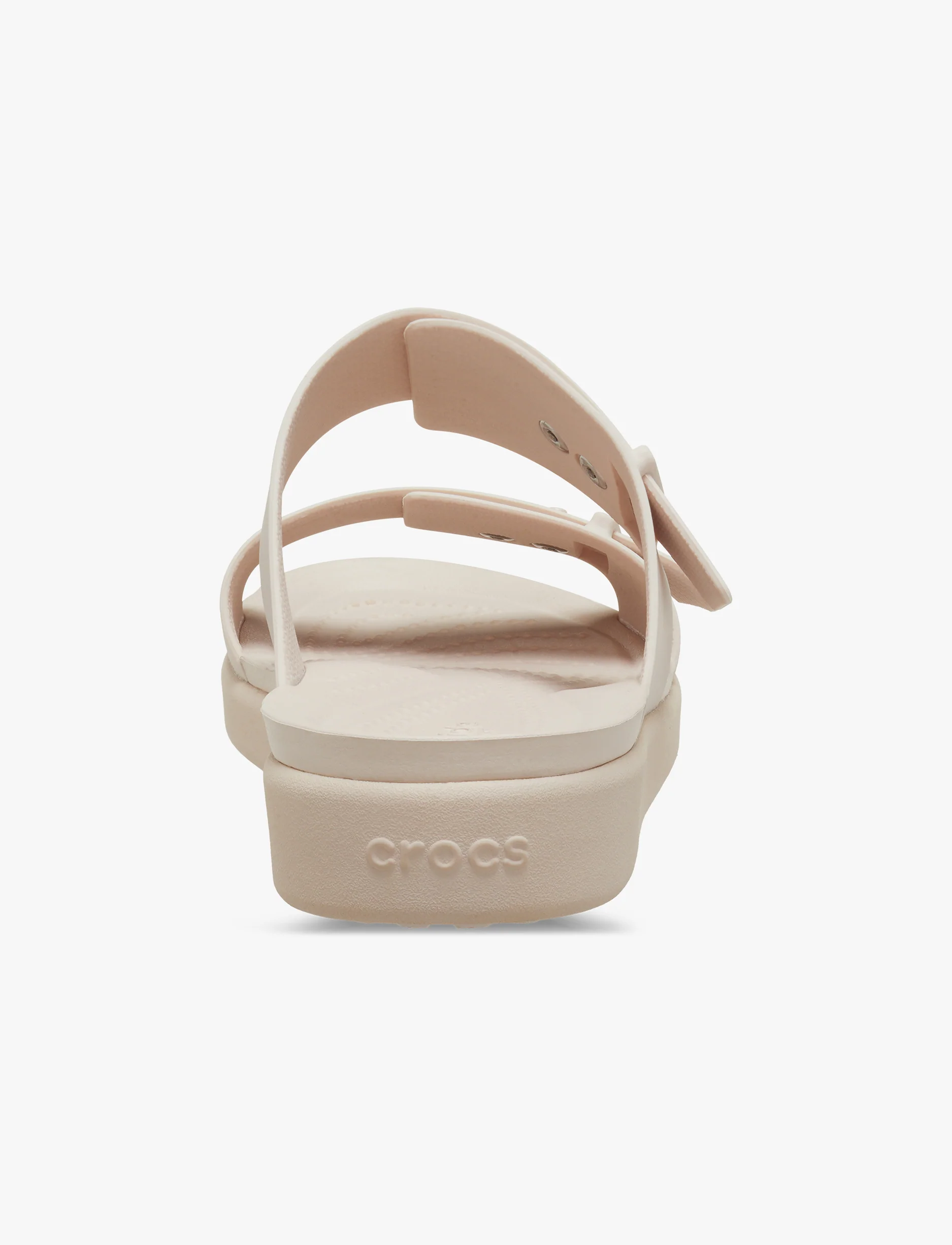 Crocs Brooklyn Buckle Low Low - כפכפי קרוקס ברוקלין לנשים בצבע קוורץ - Image 5