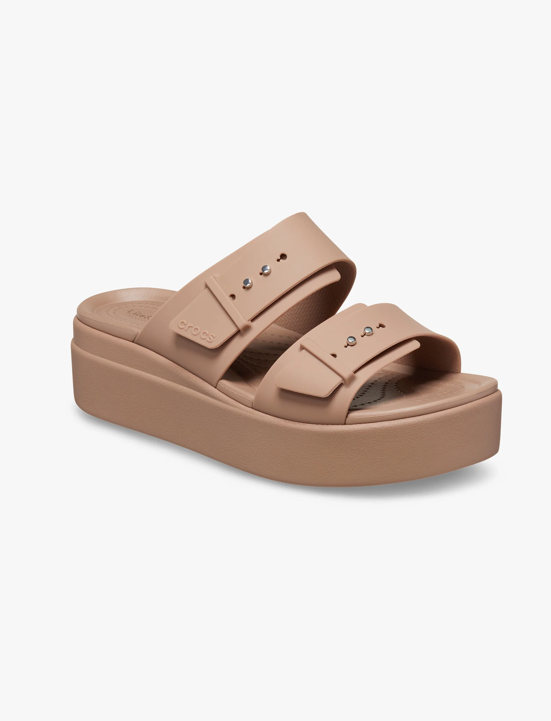 Crocs Brooklyn Sandal LowWdg W - כפכפי פלטפורמה ברוקלין לנשים - Image 3