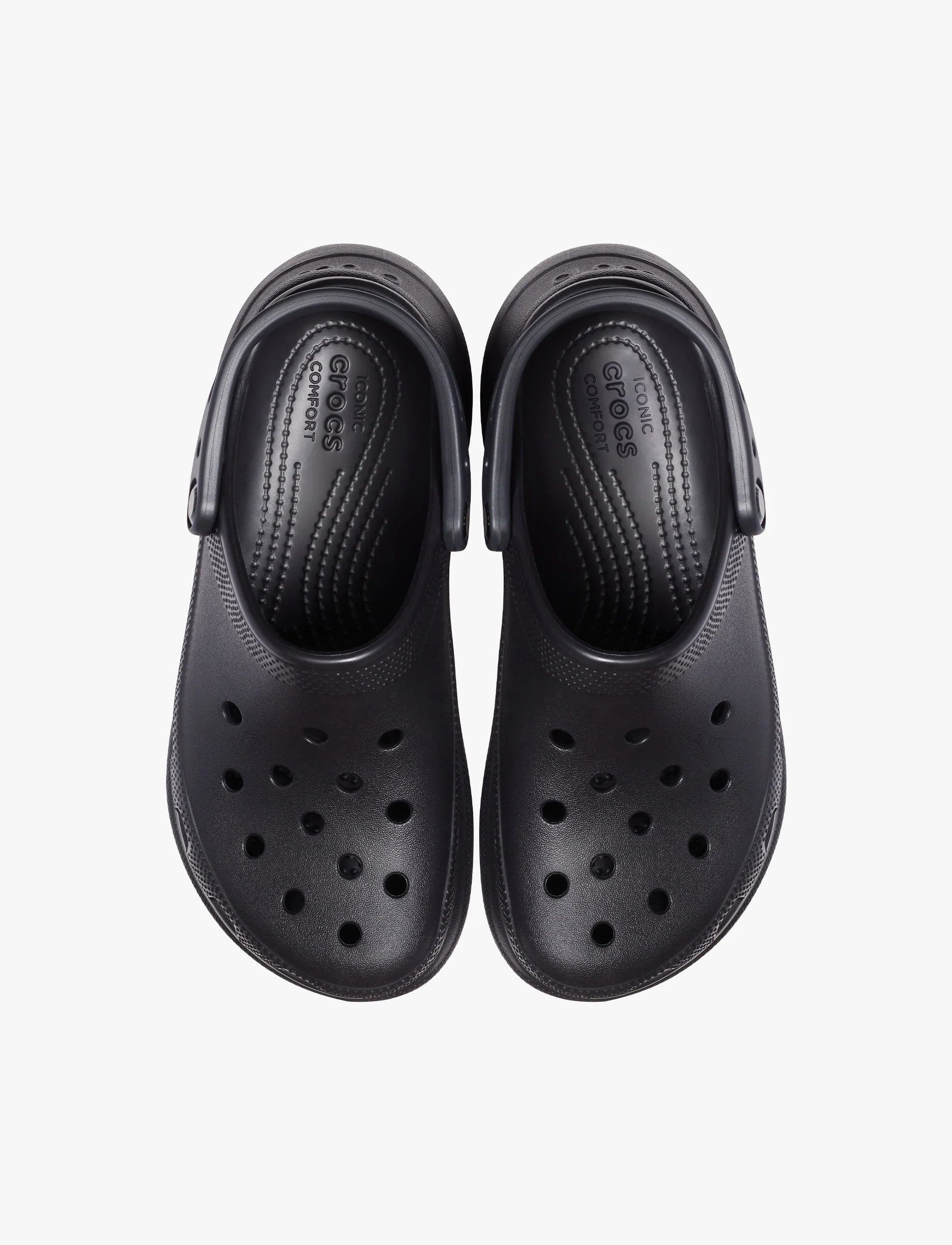 Crocs Classic Bae Clog - כפכפי פלטפורמה קרוקס לנשים בצבע שחור - Image 3