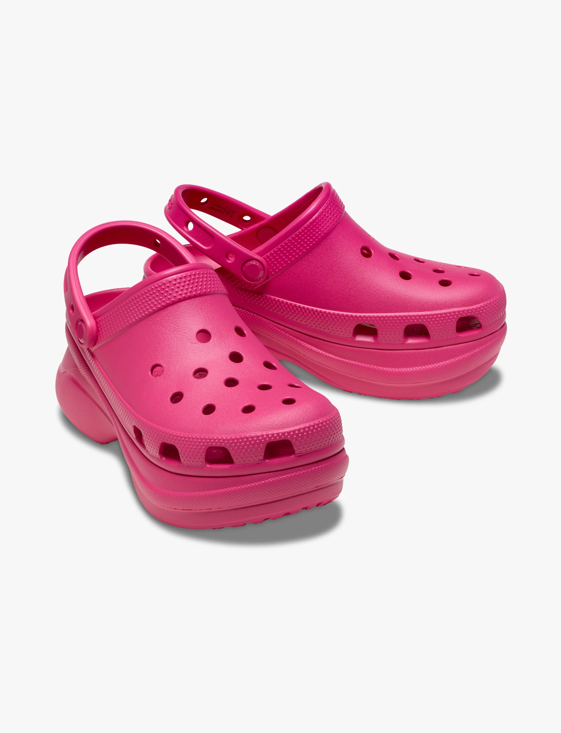 Crocs Classic Bae Clog - כפכפי פלטפורמה נשים קרוקס בצבע ורוד - Image 3