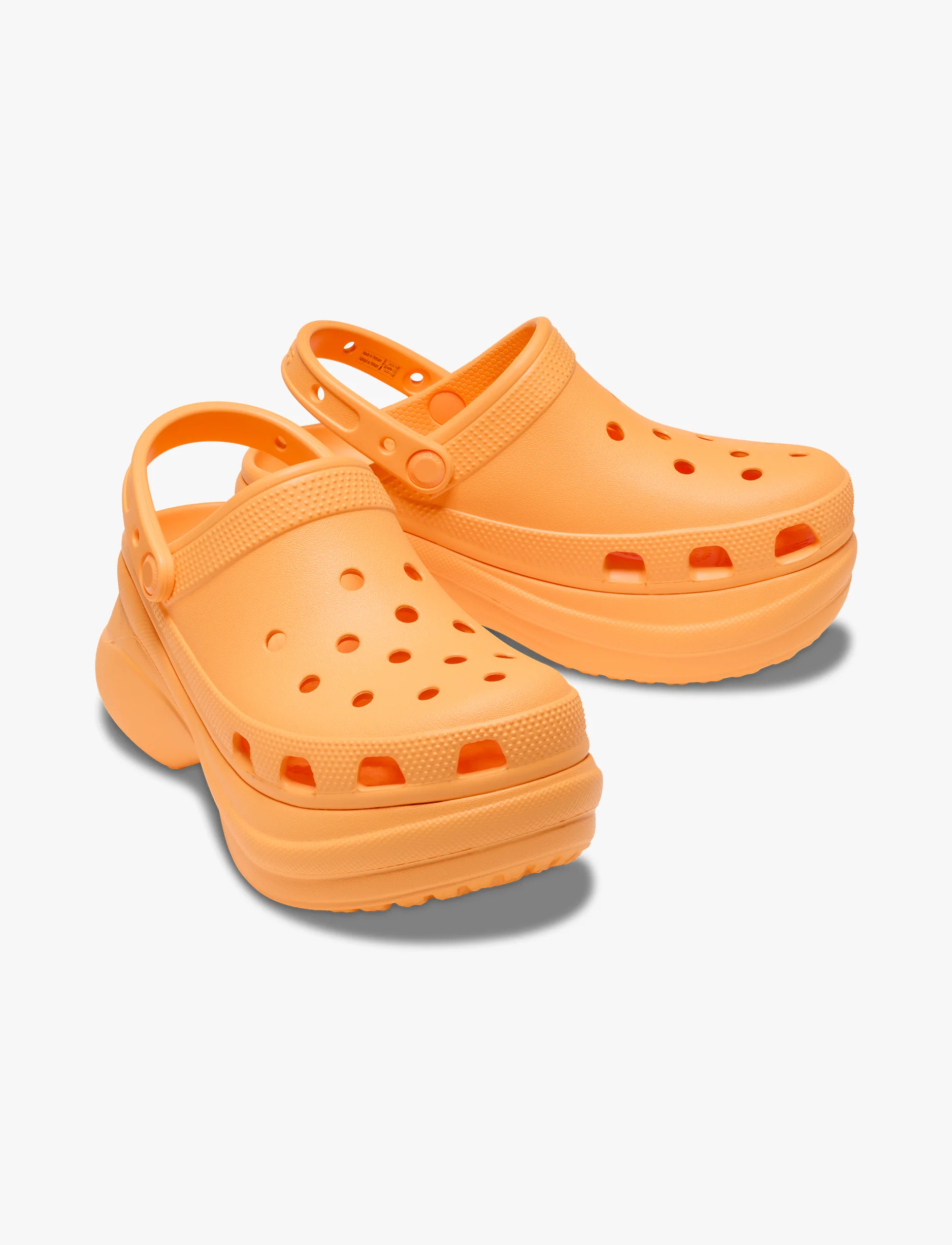 Crocs Classic Bae Clog - כפכפי פלטפורמה נשים קרוקס בצבע כתום - Image 3