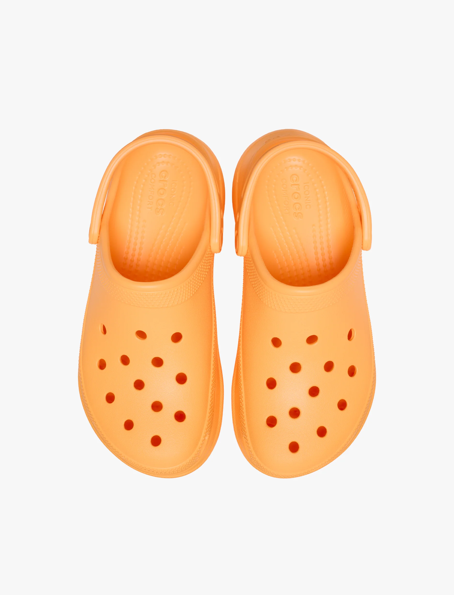 Crocs Classic Bae Clog - כפכפי פלטפורמה נשים קרוקס בצבע כתום - Image 4