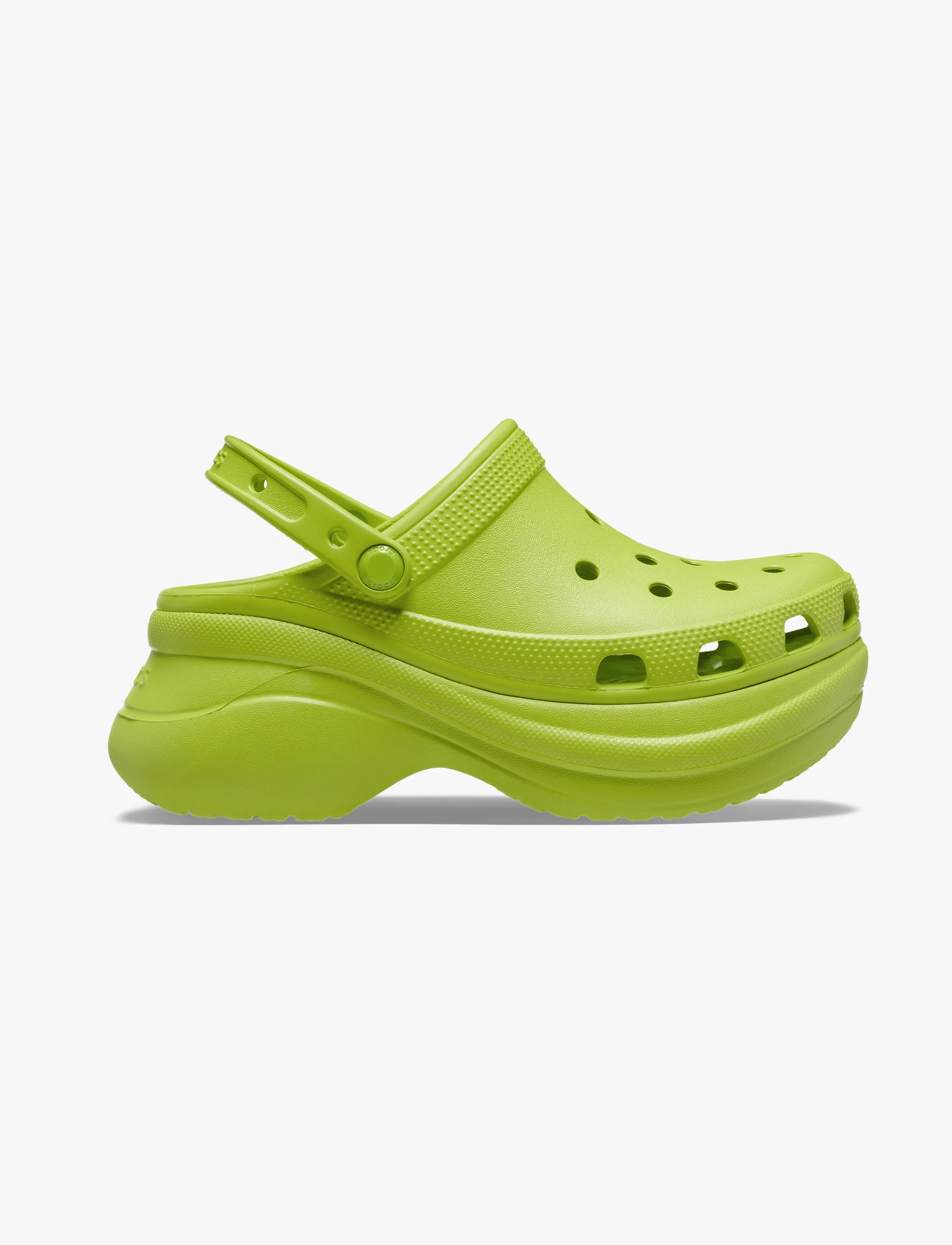 Crocs Classic Bae Clog - כפכפי פלטפורמה נשים קרוקס בצבע ירוק קיוי - Image 2