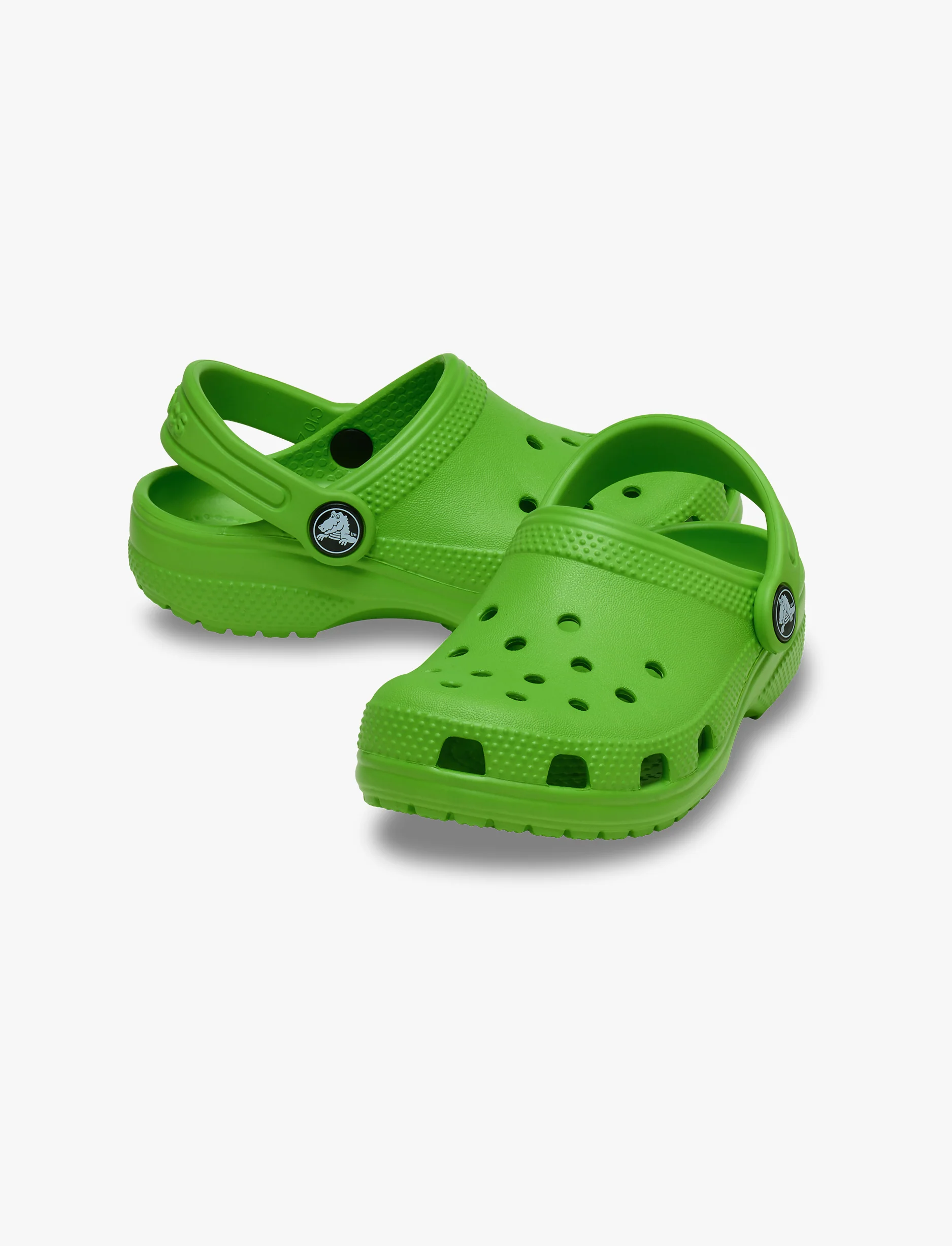Crocs Classic Clog K - כפכפי קרוקס קלאסיים לילדים בצבע ירוק - Image 3