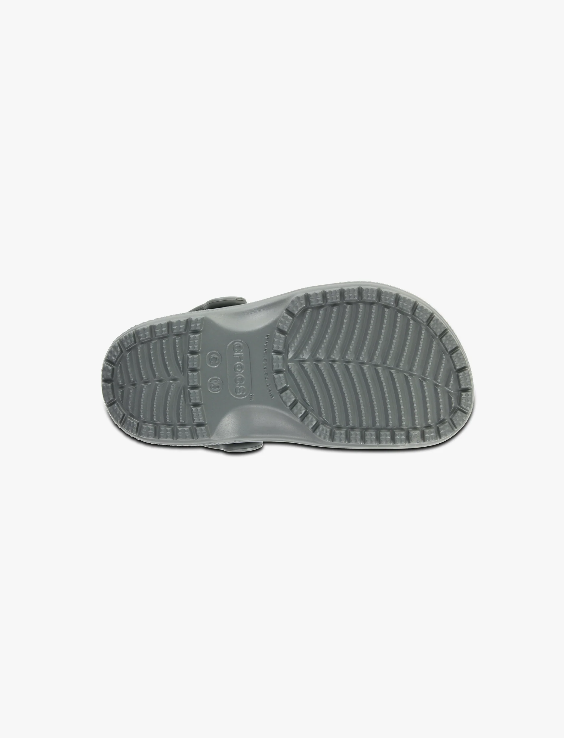 Crocs Classic Clog K - כפכפי קרוקס קלאסיים לילדים בצבע אפור סלאט - Image 7
