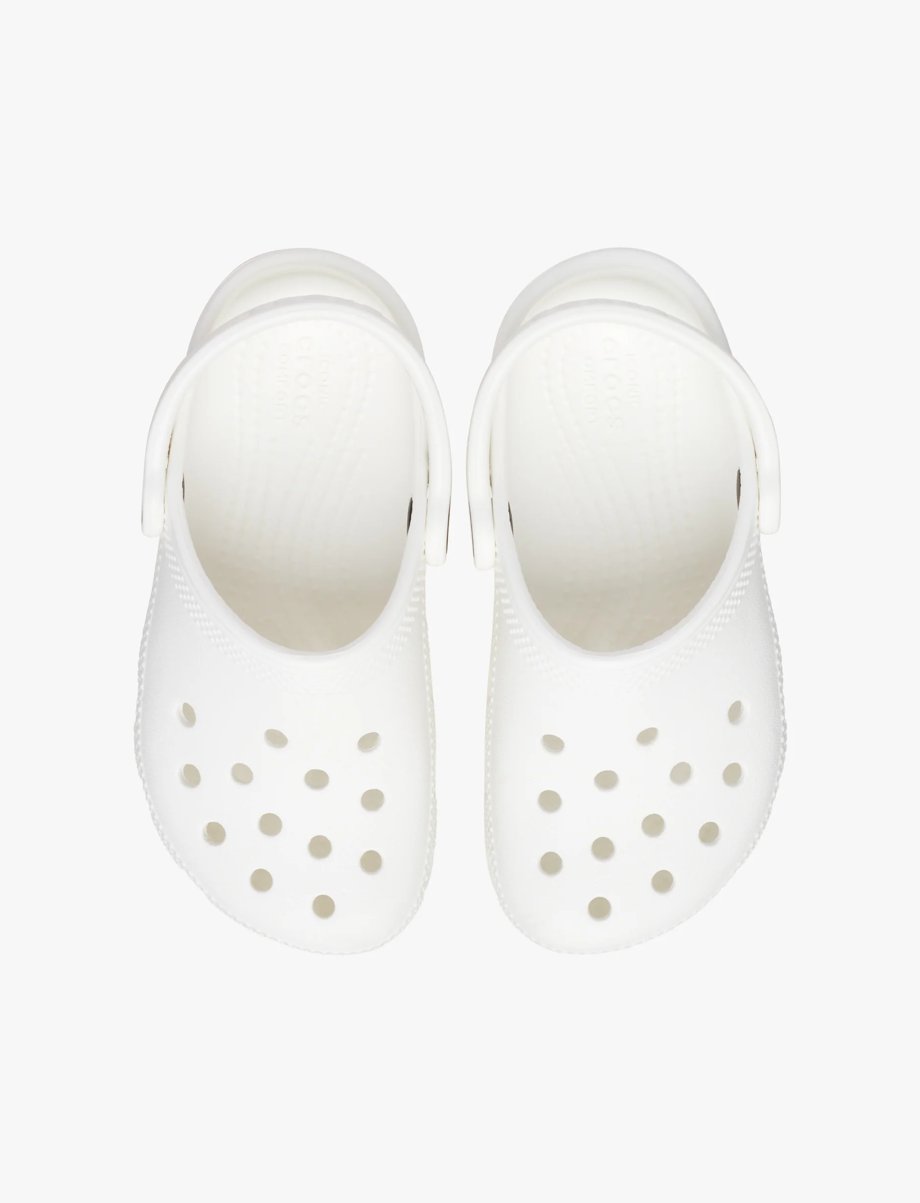 Crocs Classic Clog K -  כפכפי קרוקס קלאסיים לילדים בצבע לבן - Image 4