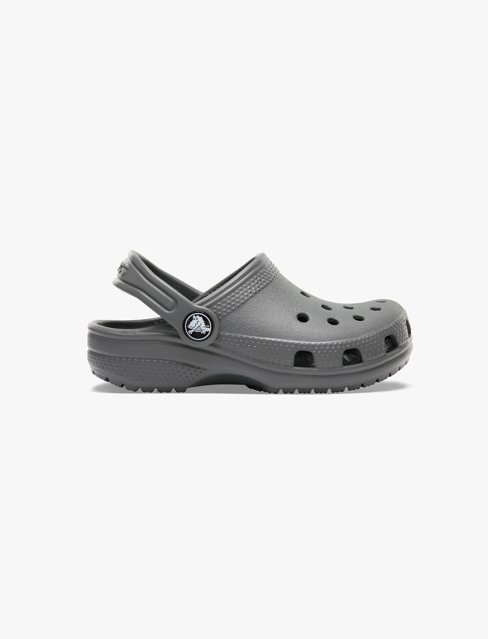 Crocs Classic Clog T - כפכפי קרוקס קלאסיים מידות קטנות לילדים בצבע אפור סלאט - Image 2