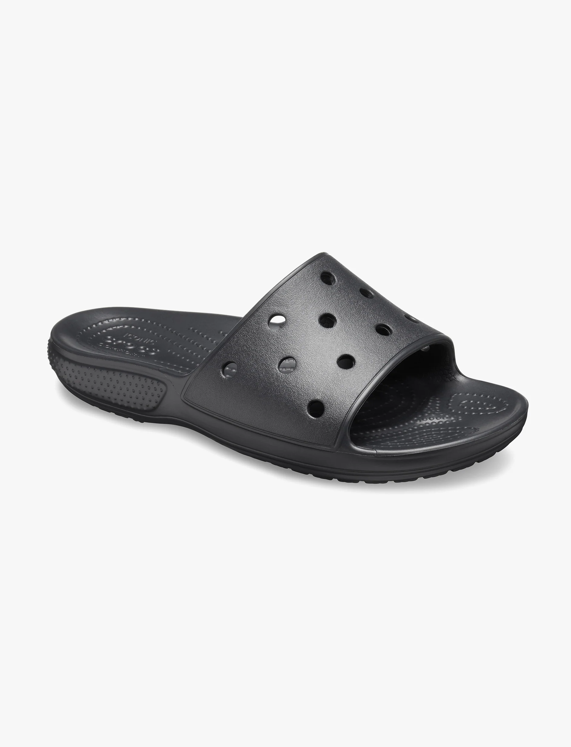 Crocs Classic Crocs Slide -כפכפי סלייד קרוקס בצבע שחור