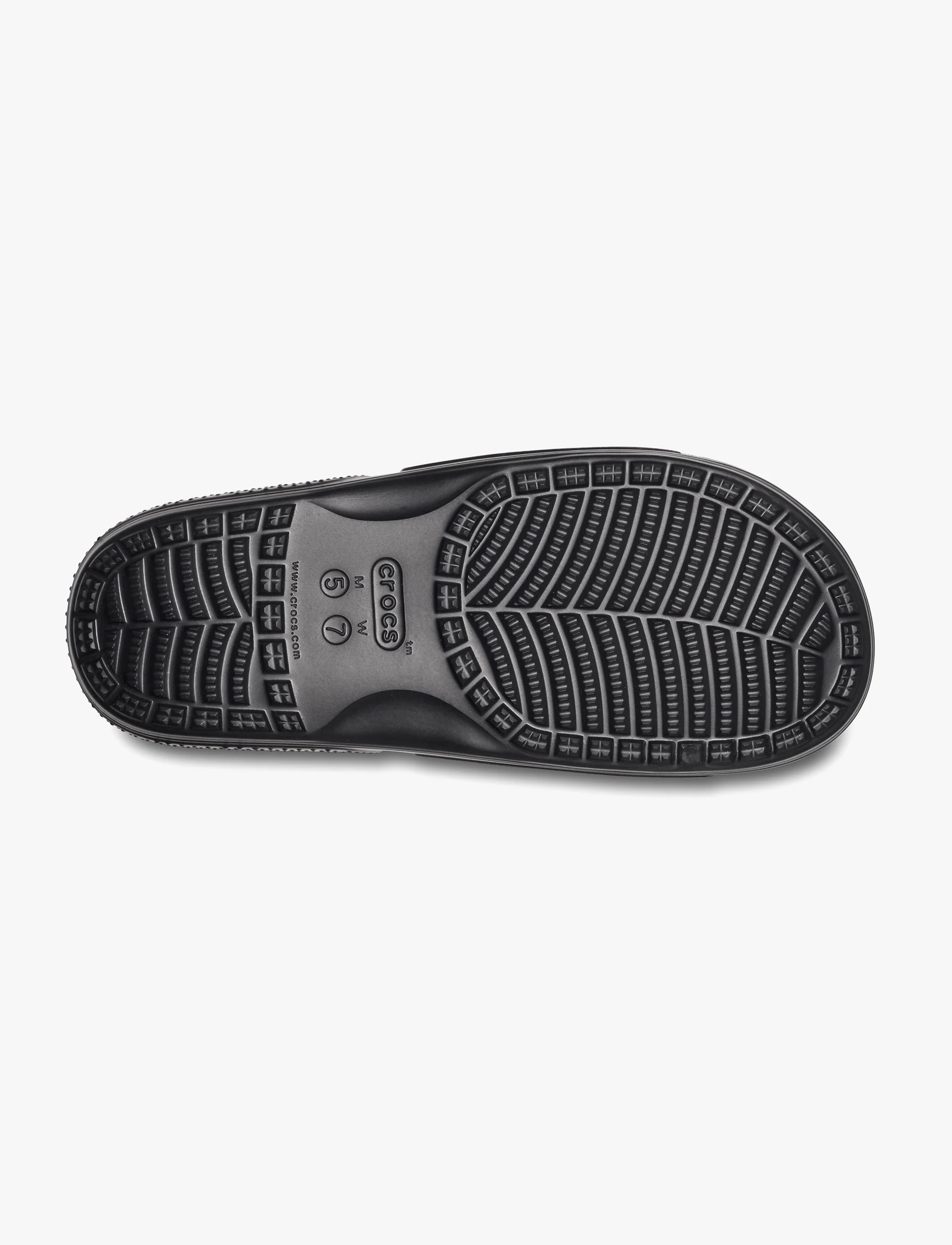 Crocs Classic Crocs Slide -כפכפי סלייד קרוקס בצבע שחור - Image 7