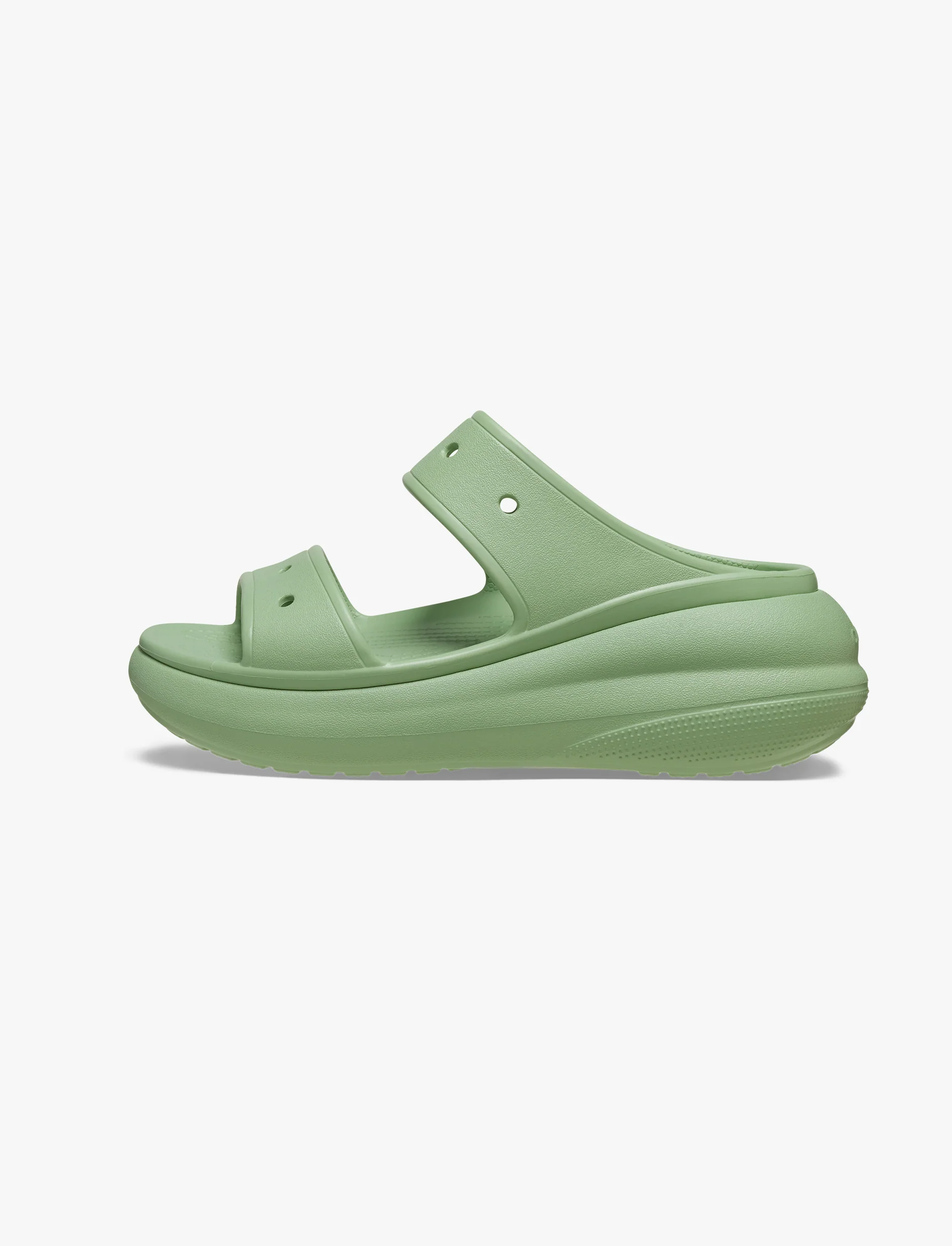 Crocs Classic Crush Sandal - כפכפי קראש קרוקס לנשים בצבע ירוק פייר - Image 5