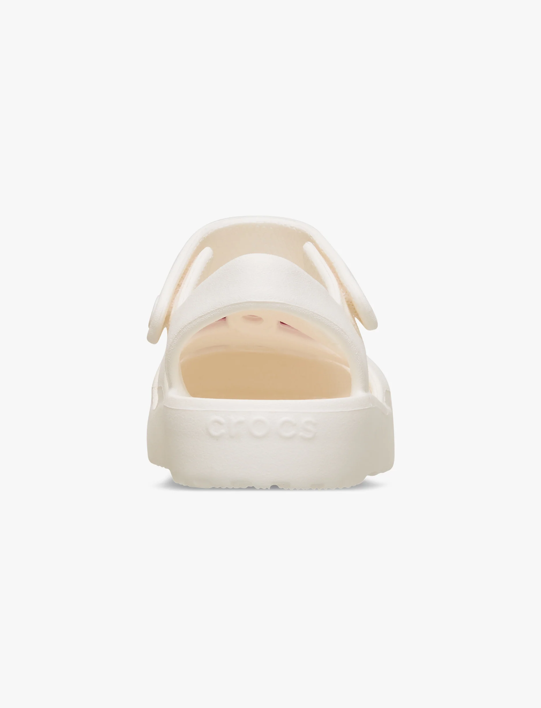Crocs Classic Flower Fisherman T -  סנדלי קרוקס לקטנטנים בצבע לבן גיר - Image 5